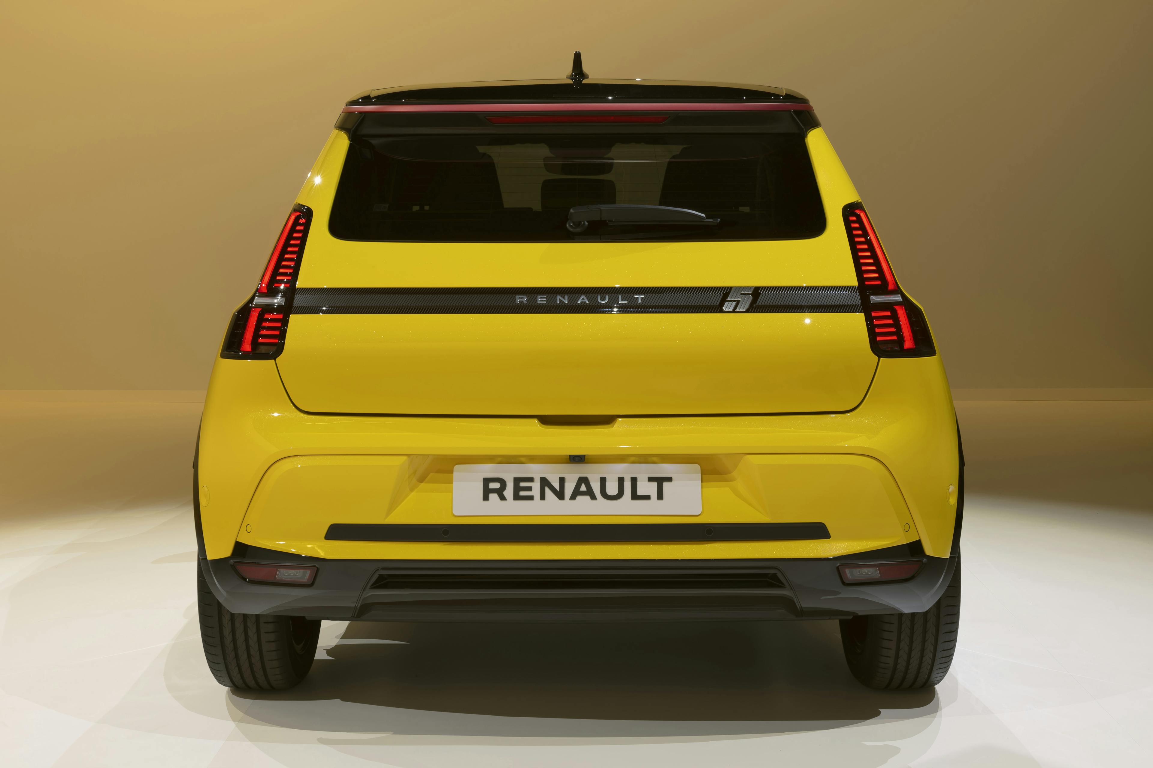 Heckansicht des Renault 5