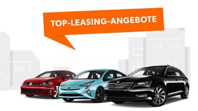 Bildmontage zum Thema Leasing-Angebote auf mobile.de