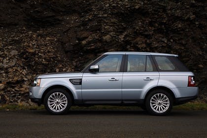 Land Rover Range Rover Sport LS Aussenansicht Seite statisch silber