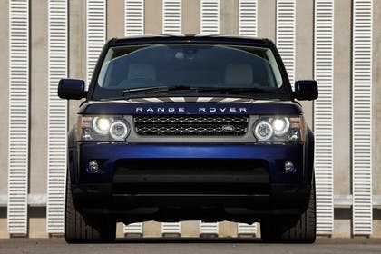 Land Rover Range Rover Sport LS Aussenansicht Front statisch blau