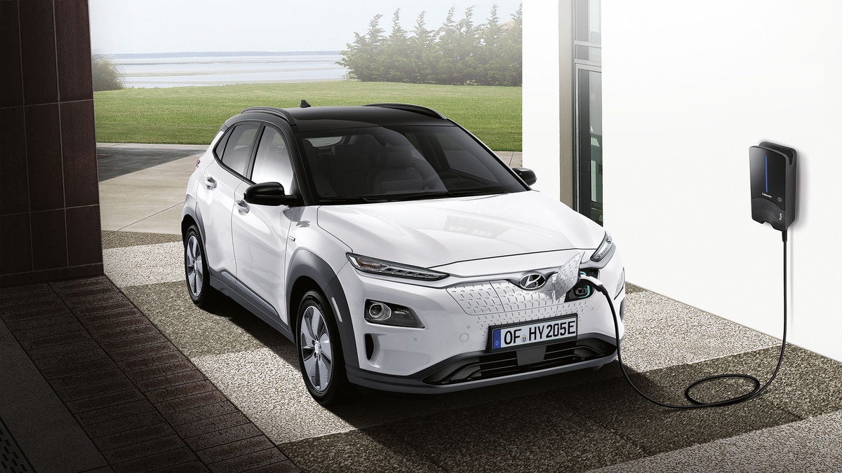 Hyundai lädt an Wallbox