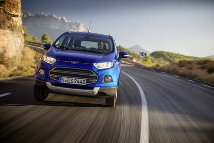 Ford EcoSport B515 Front dynamisch blau