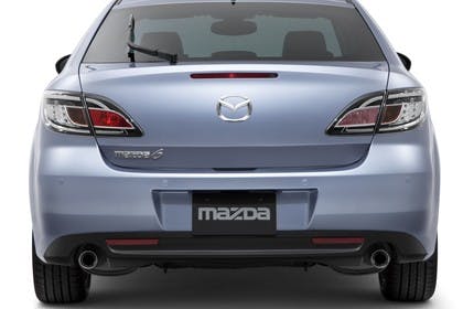 Mazda 6 Limousine GH Studio Aussenansicht Heck statisch silber
