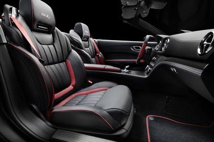 Mercedes SL R231 Innenansicht Studio Detail Sitze statisch schwarz