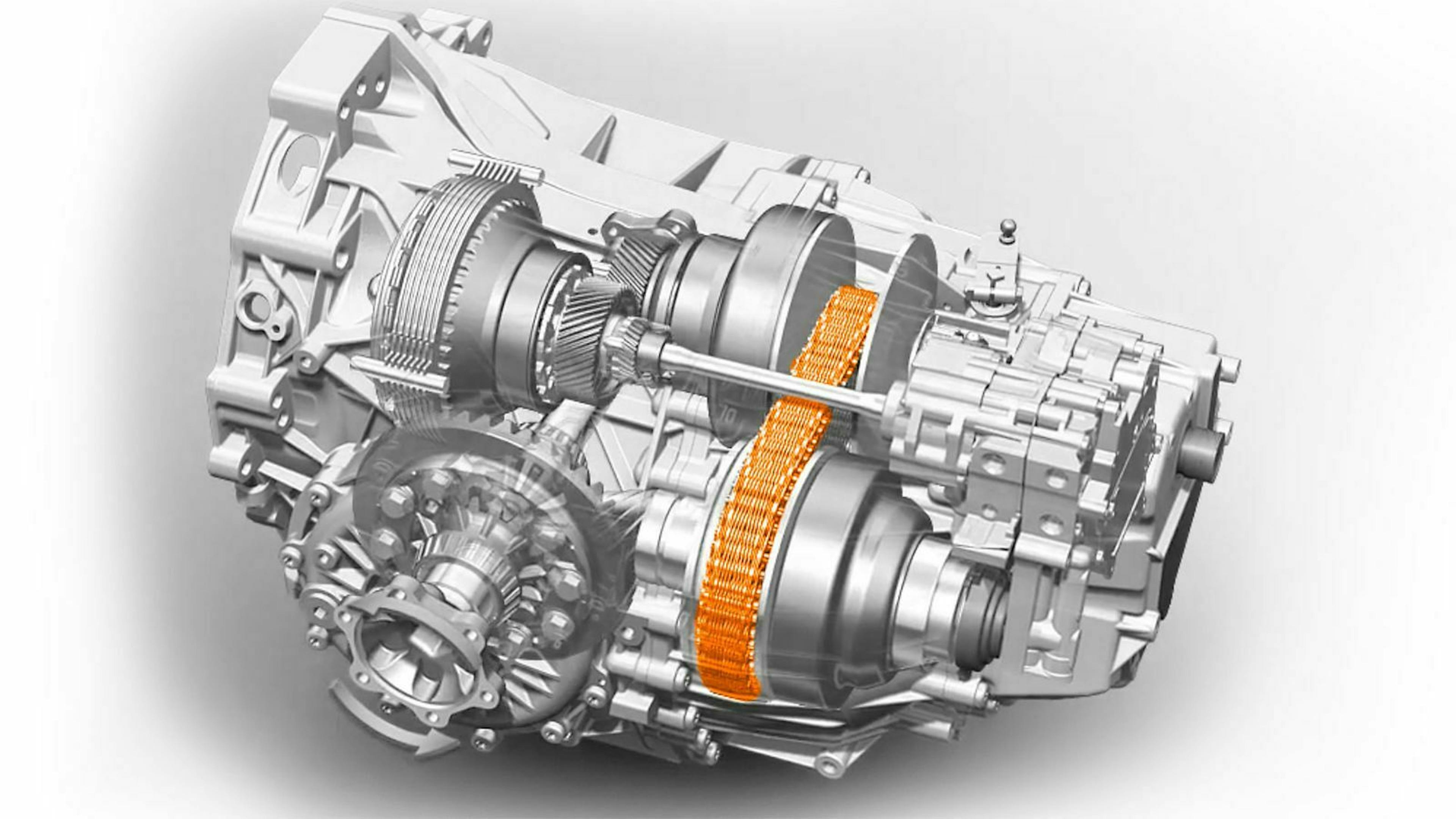 CAD-Modell eines CVT-Getriebe 