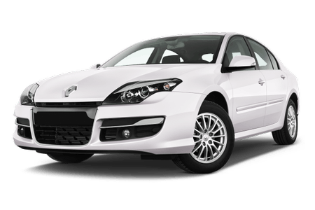 Weißer Limousinenwagen, drei Viertelansicht, mit Chromdetails und modernen Scheinwerfern.