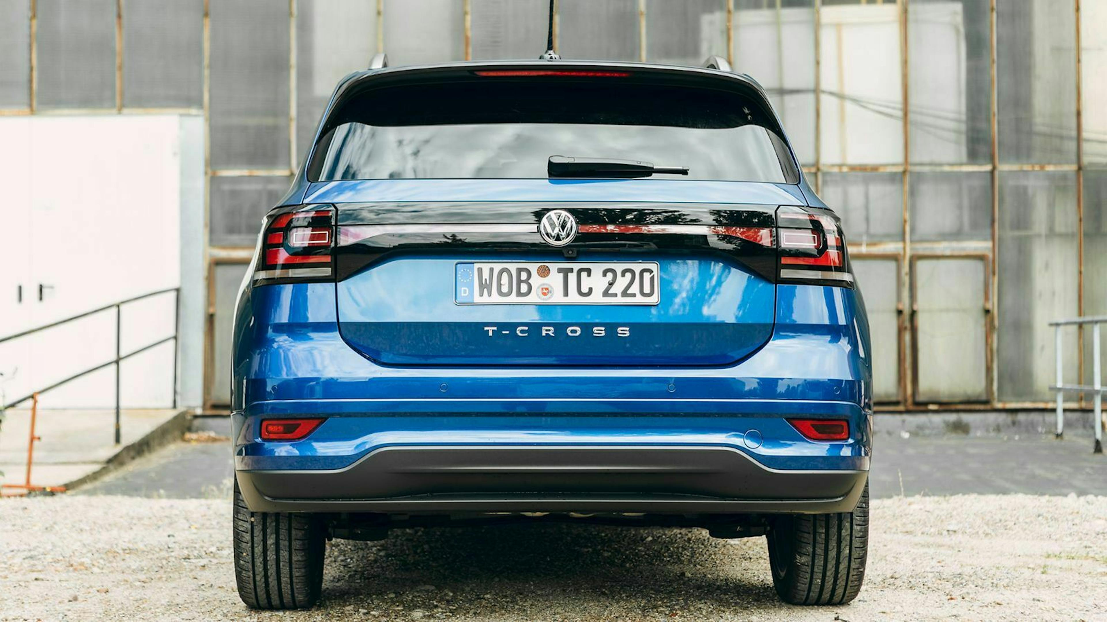 Der VW T-Cross: Heckansicht