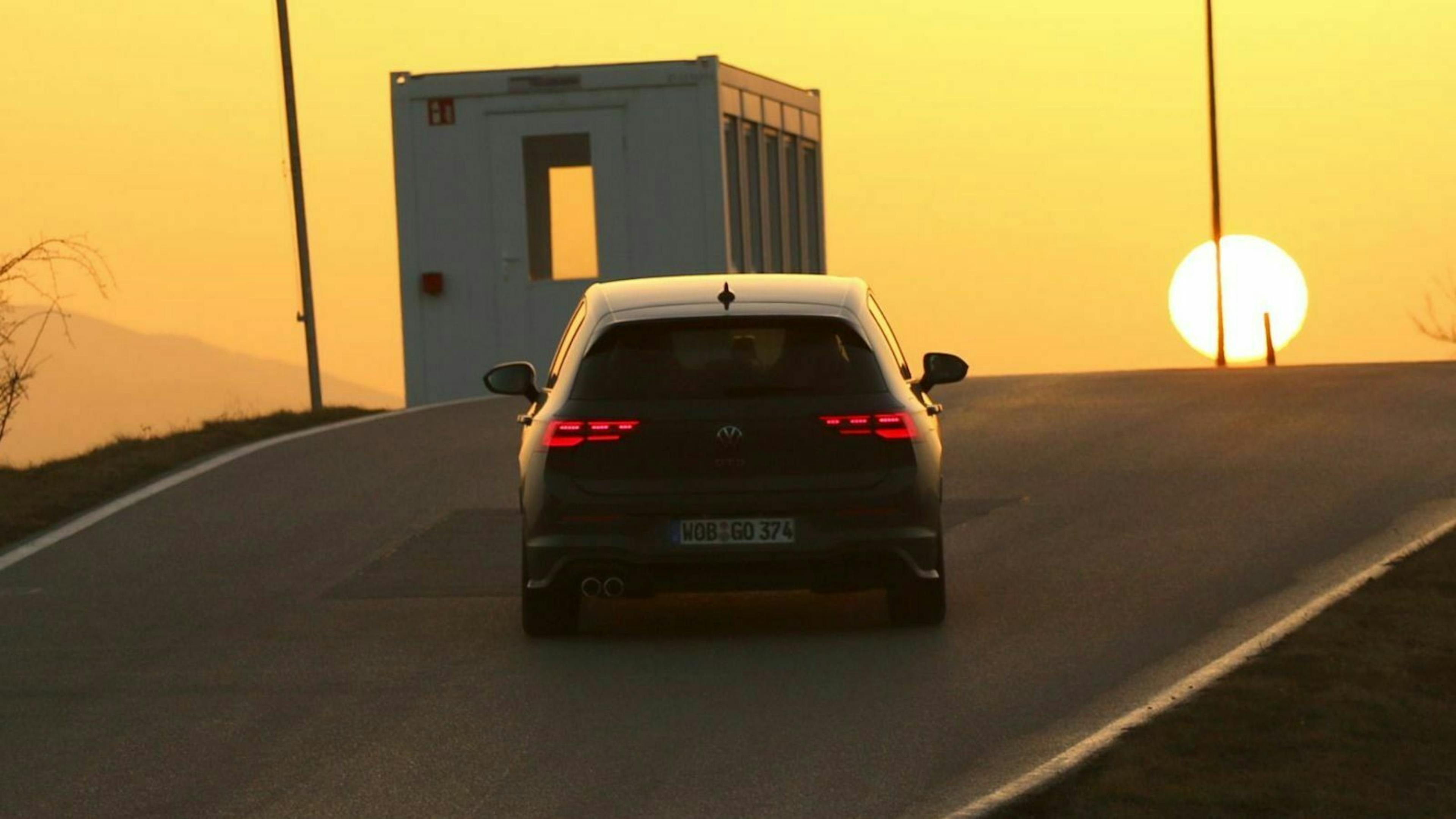 Zu sehen ist das Heck des Golf GTD 