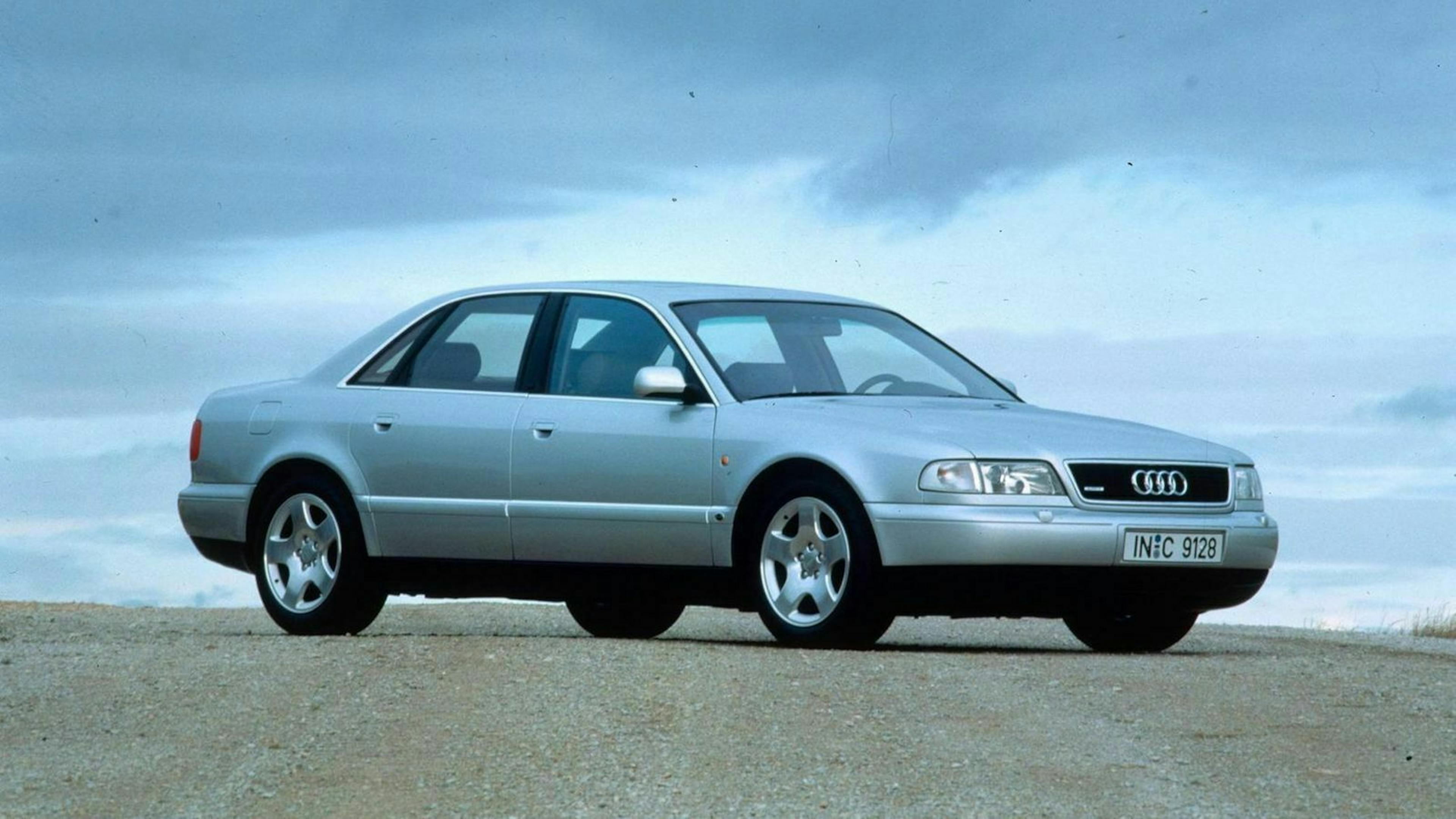 Der Audi A8 in Seitenansicht