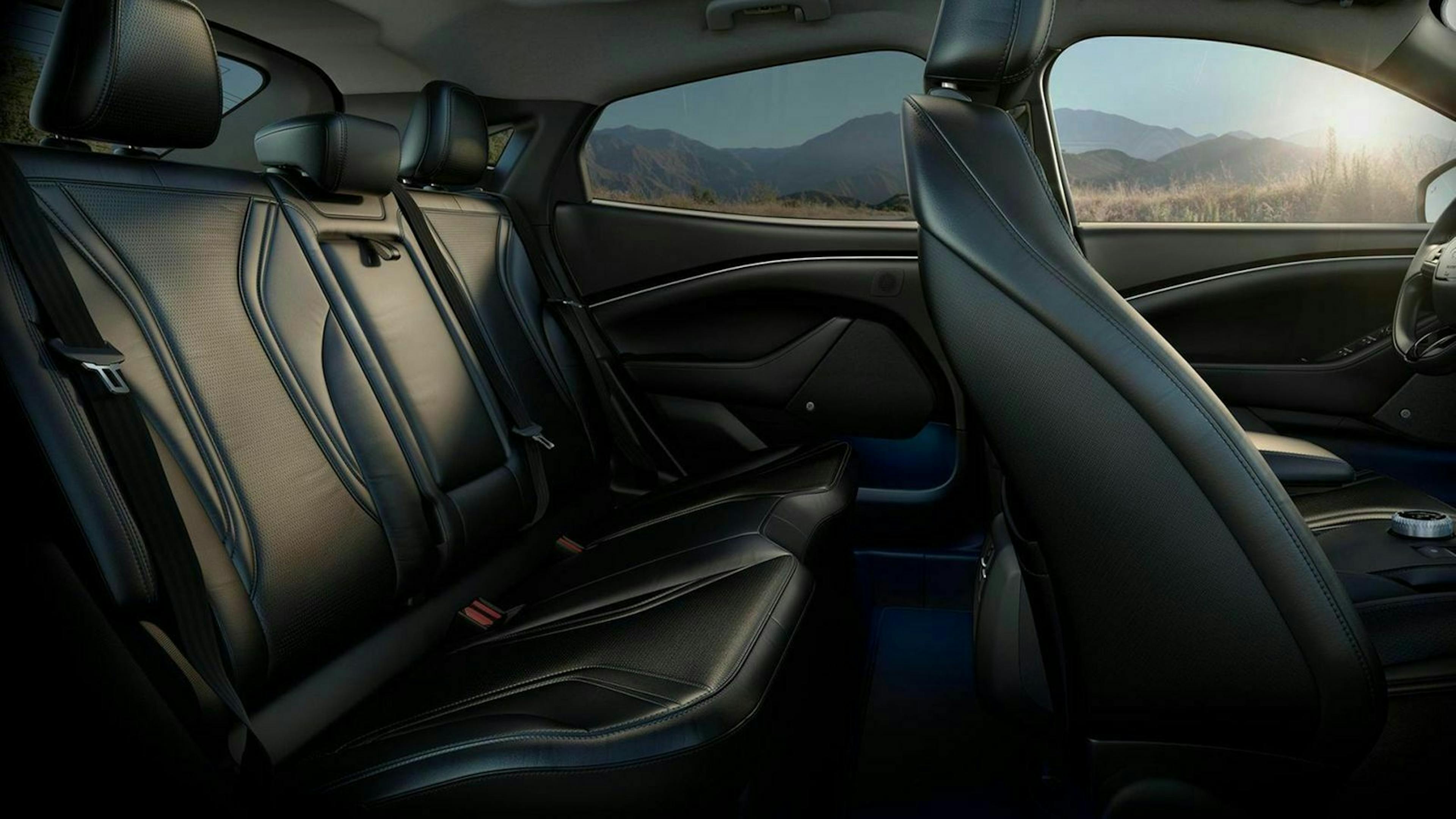 Die Rücksitzbank des Ford Mustang Mach-E
