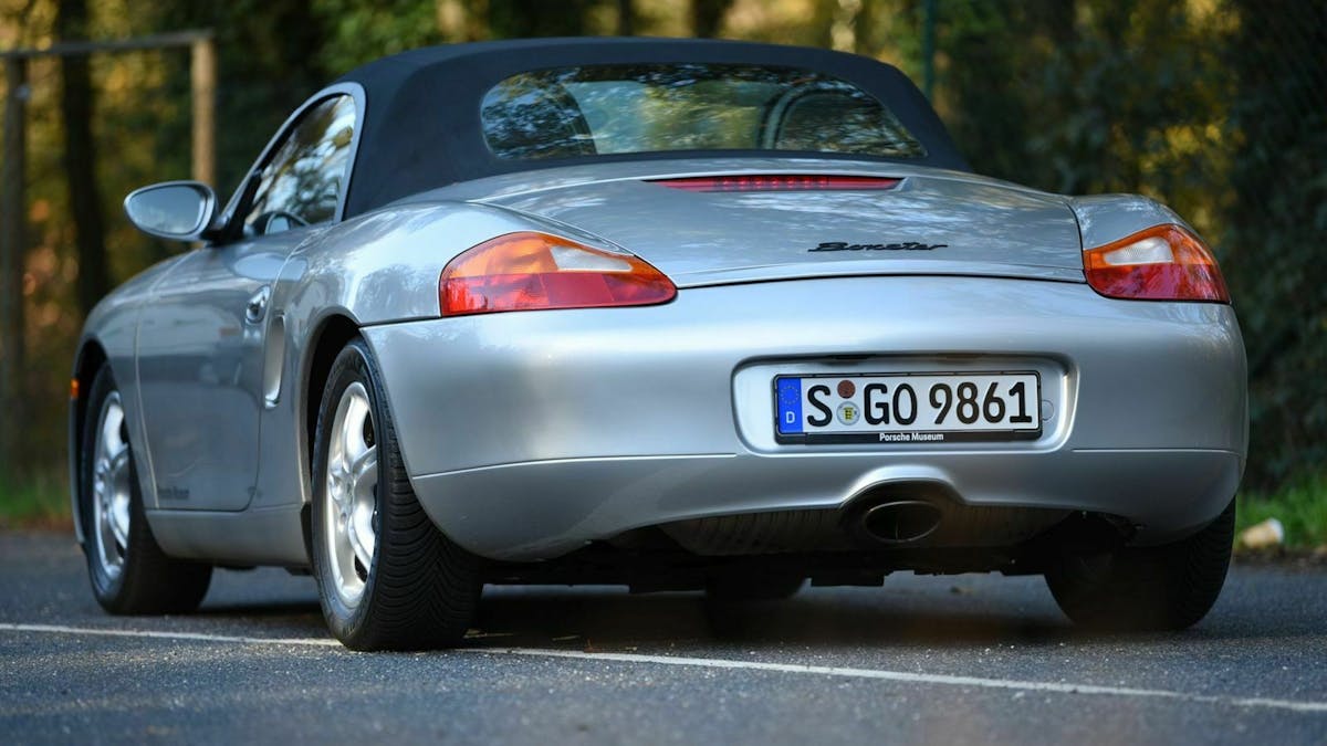 Der Porsche Boxster (986) in Heckansicht