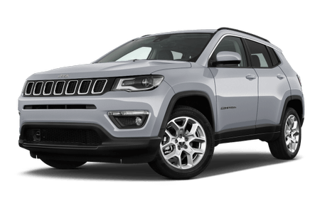 Silberner SUV mit markantem Kühlergrill und modernen Scheinwerfern, seitliche Perspektive.