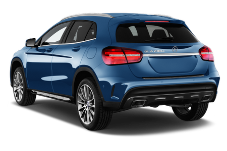 Mercedes GLA-Klasse SUV Modellauto 1/87 – Schwarz Metallic – Von Herpa – Ca. 5,5 Cm Lang