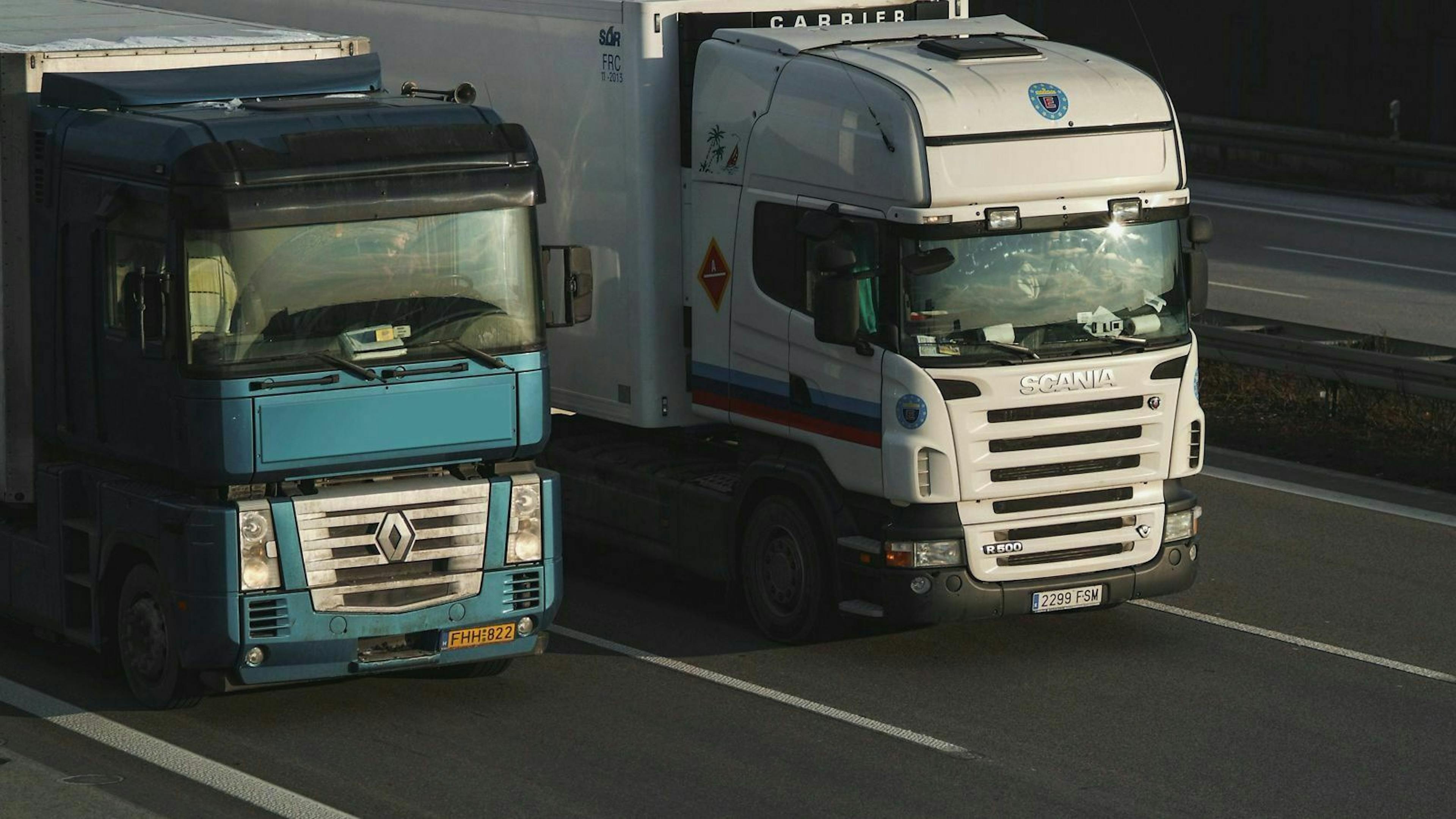 Seit 2012 bei LKWs Pflicht: Der Notbremsassistent.