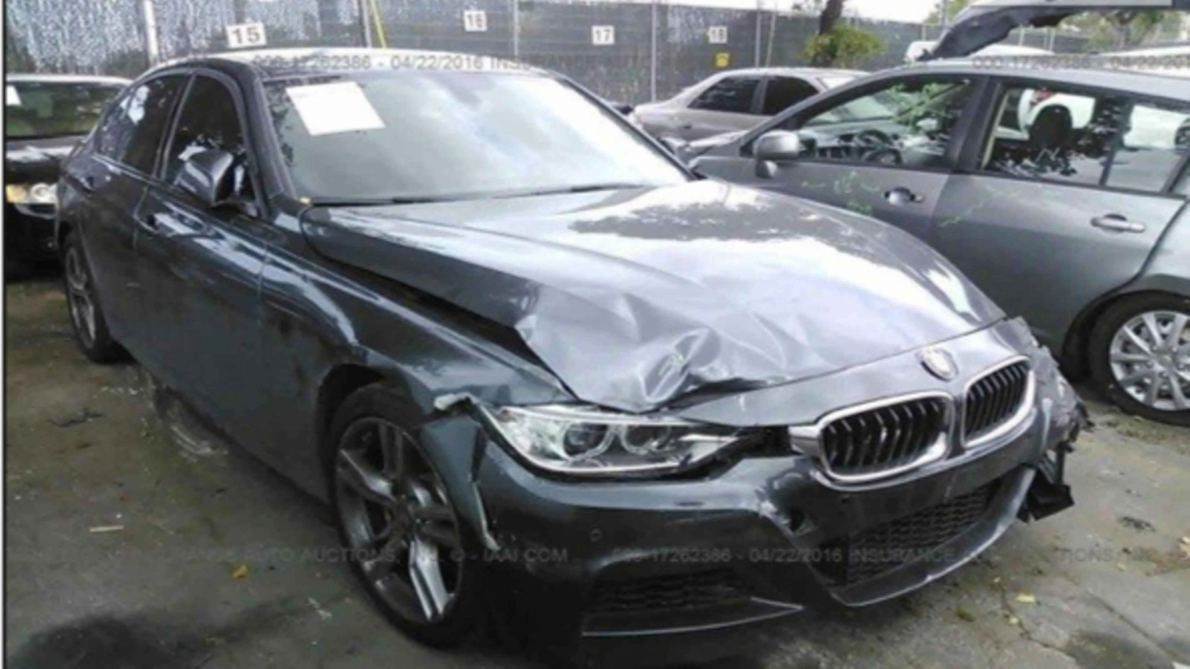 BMW mit Unfallschaden 