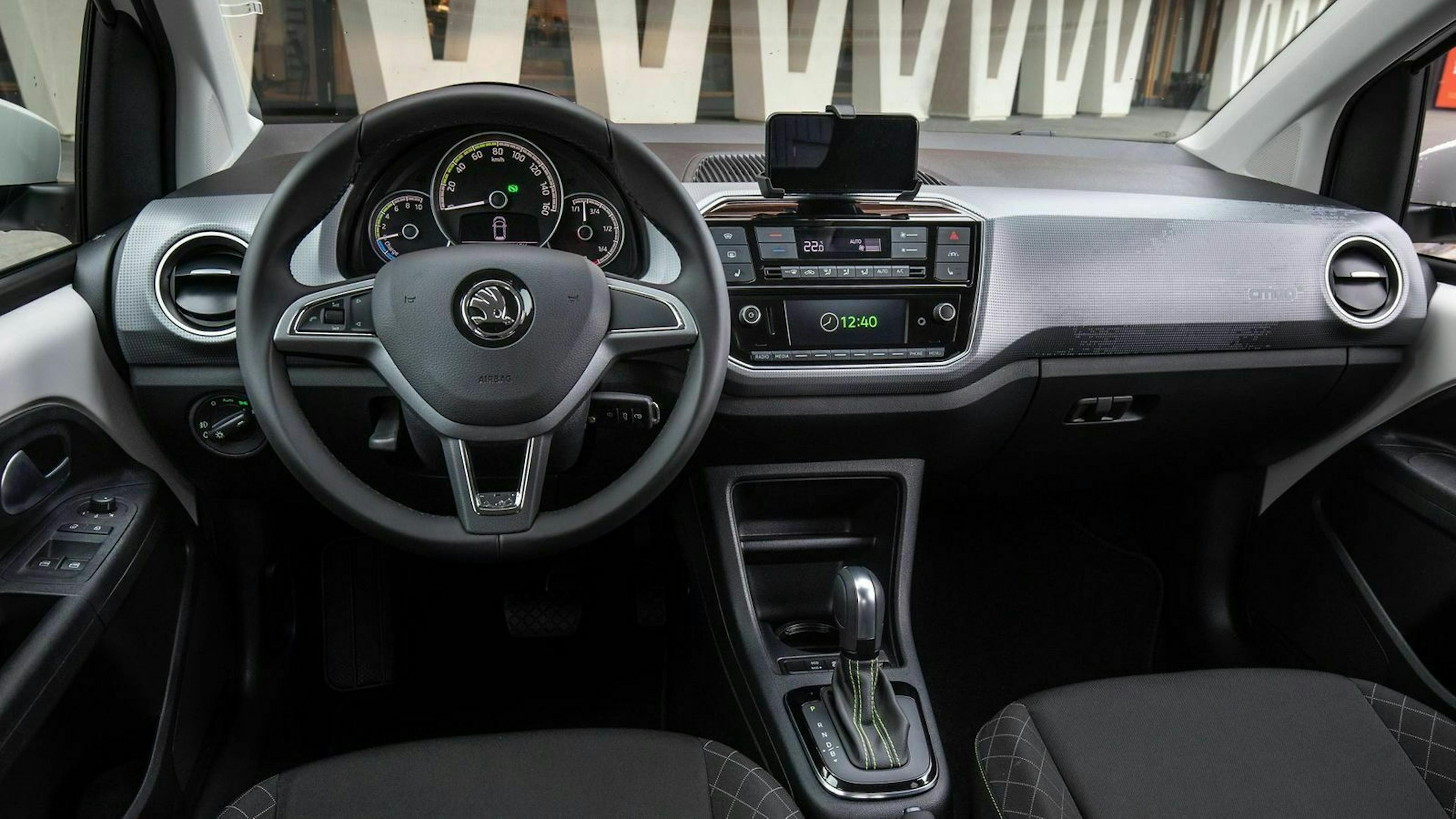 Cockpit-Ansicht des Škoda Citigo 