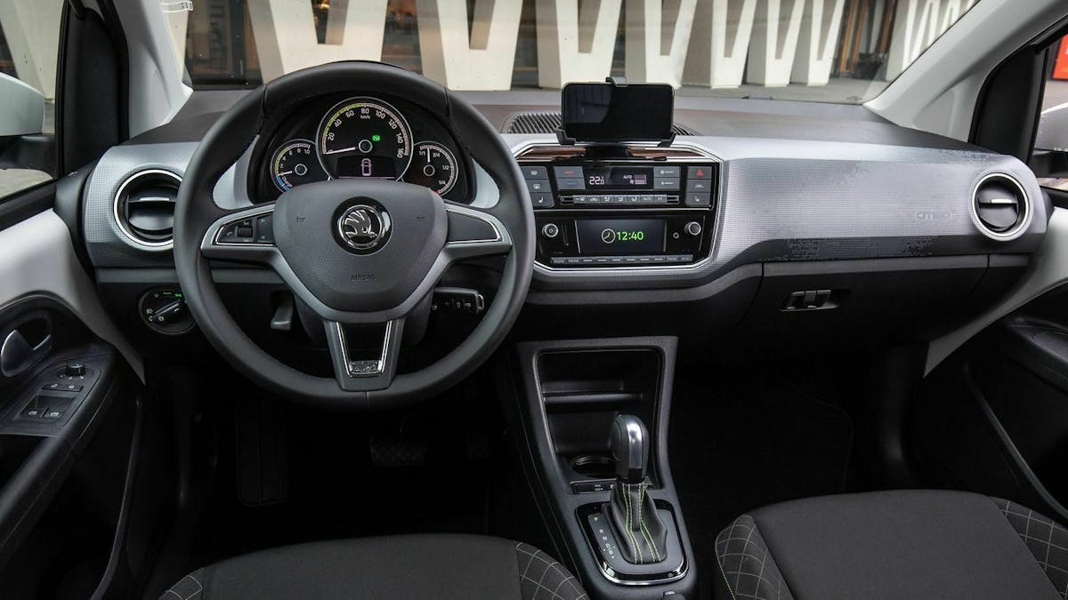 Cockpit-Ansicht des Skoda citigo