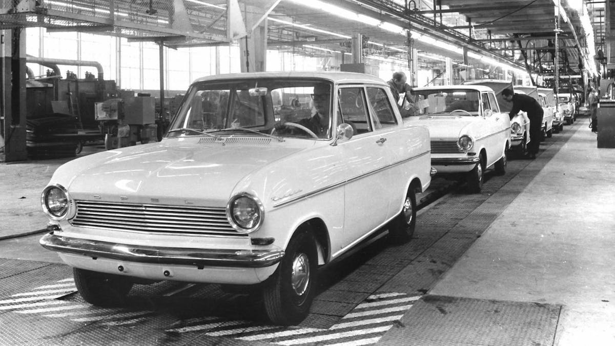 Opel Kadett A Produktionslinie