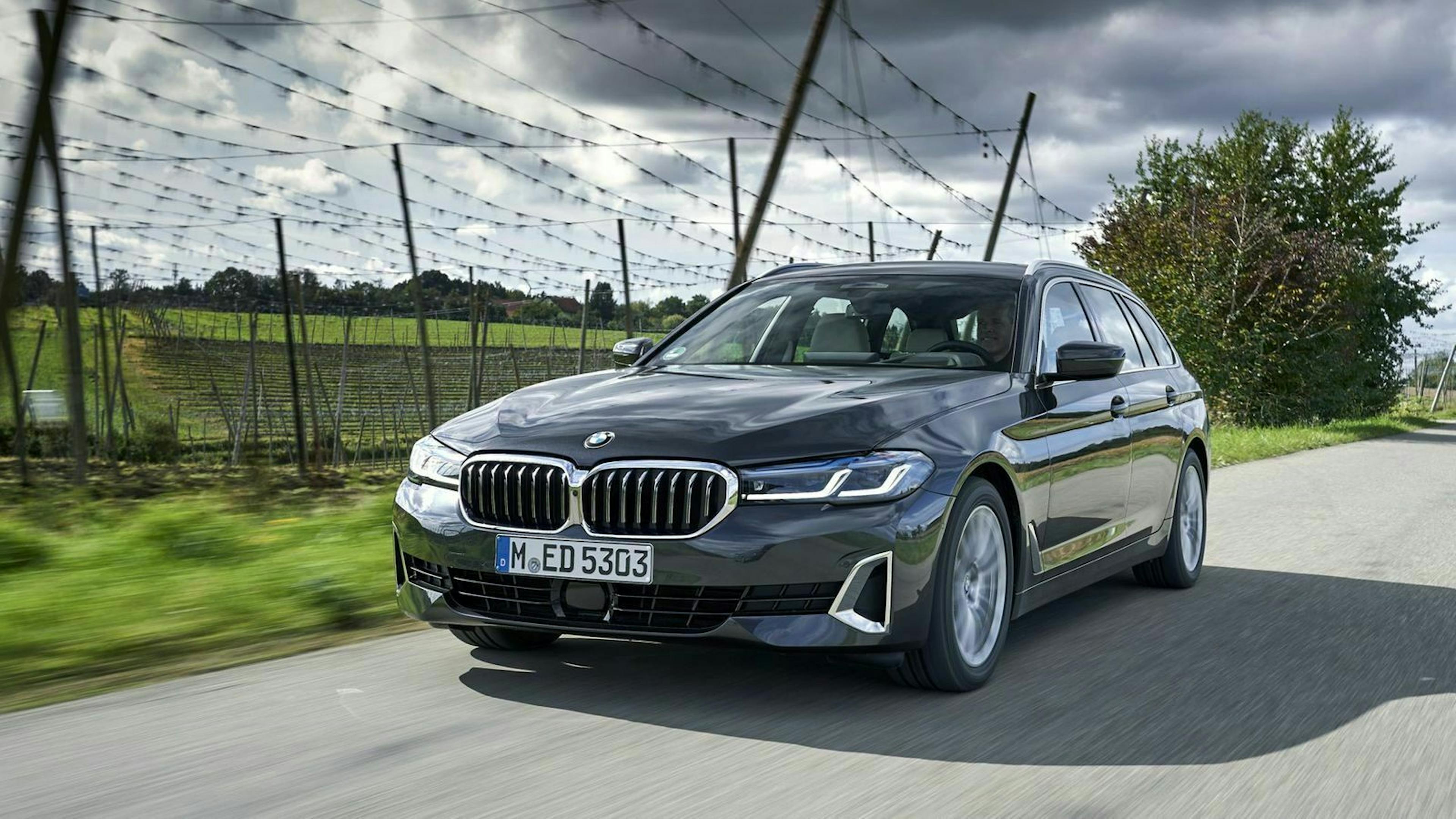 BMW 5er 2020 Dreiviertel-Frontansicht