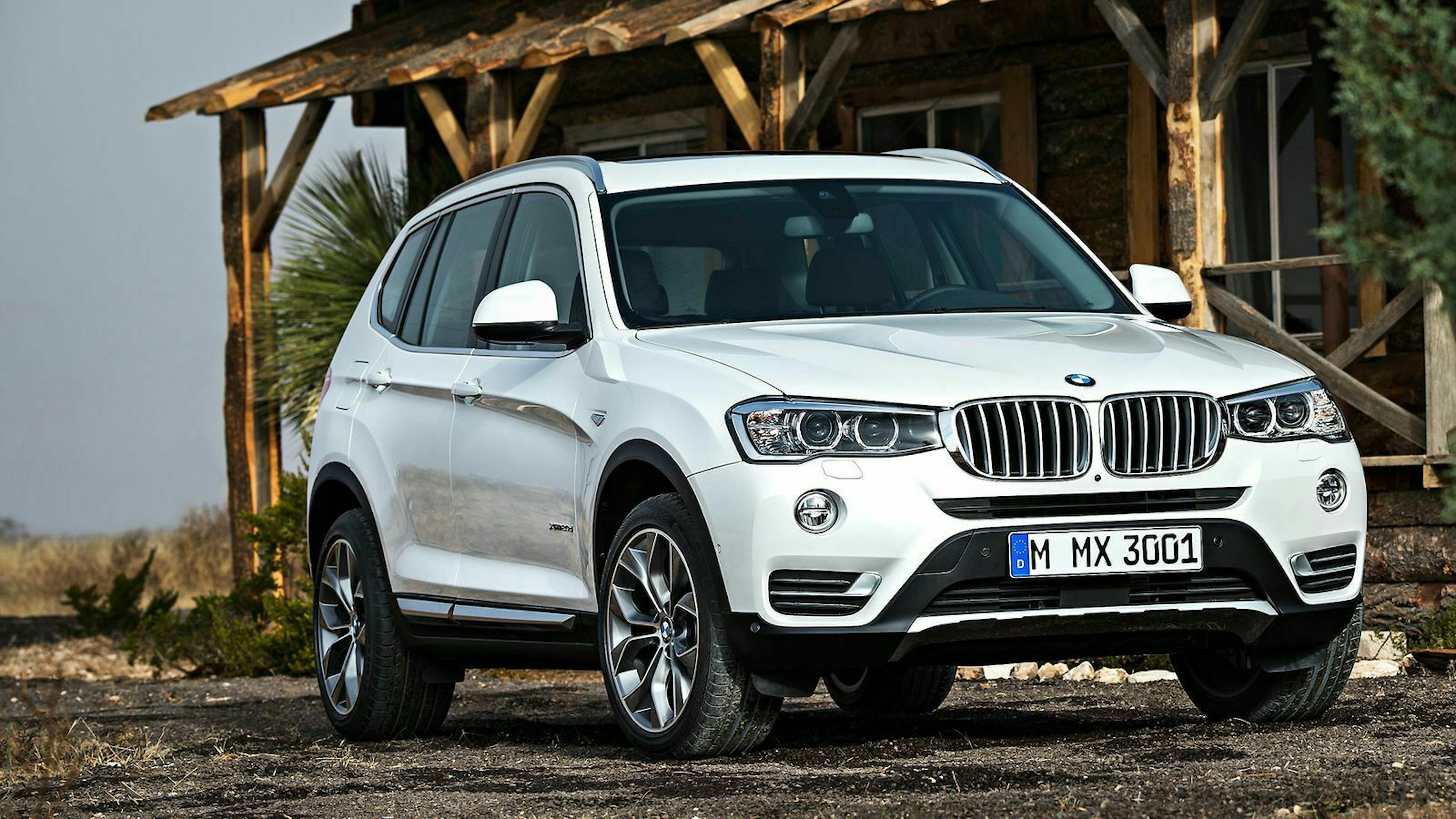 BMW X3 dreiviertel-frontansicht