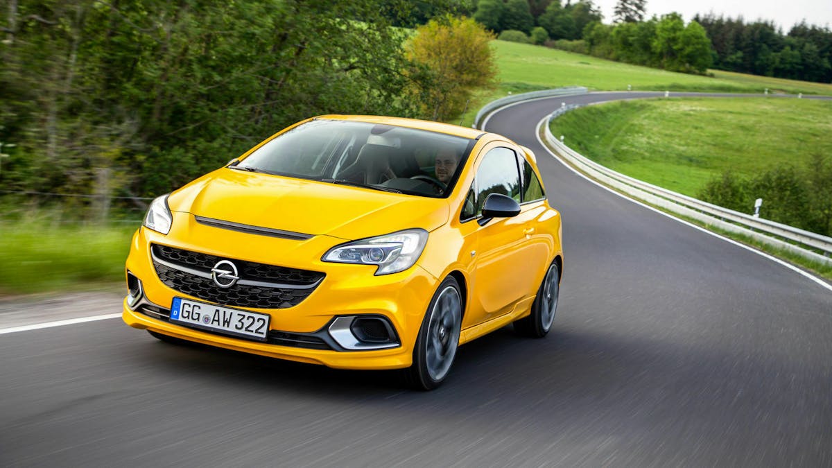 Zu sehen ist der Opel Corsa E GSI