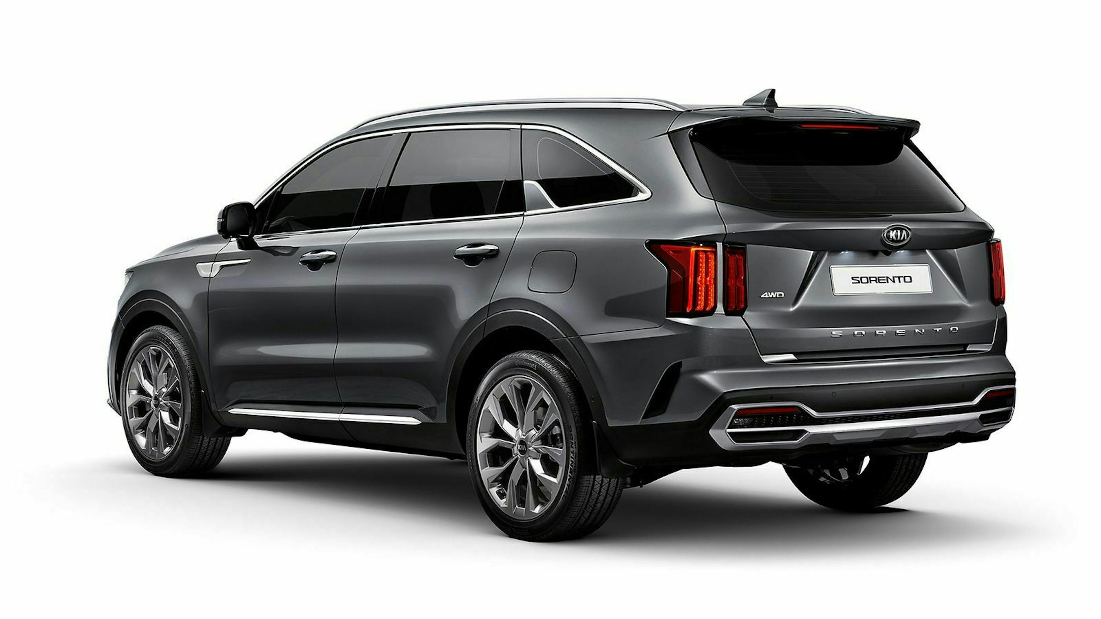 Kia Sorento 2020 Dreiviertel-Heckansicht