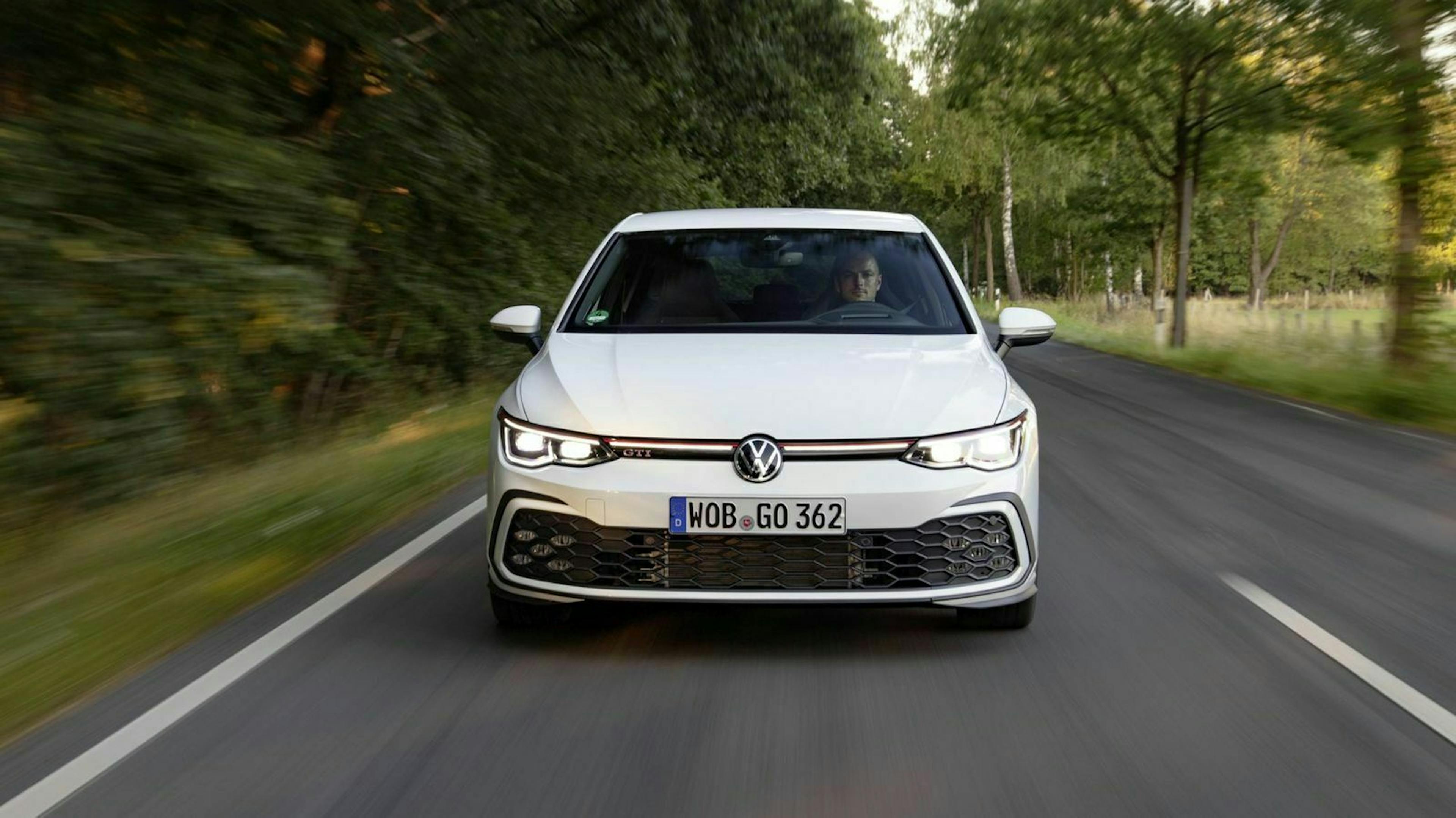 VW Golf 8 GTI in Frontansicht