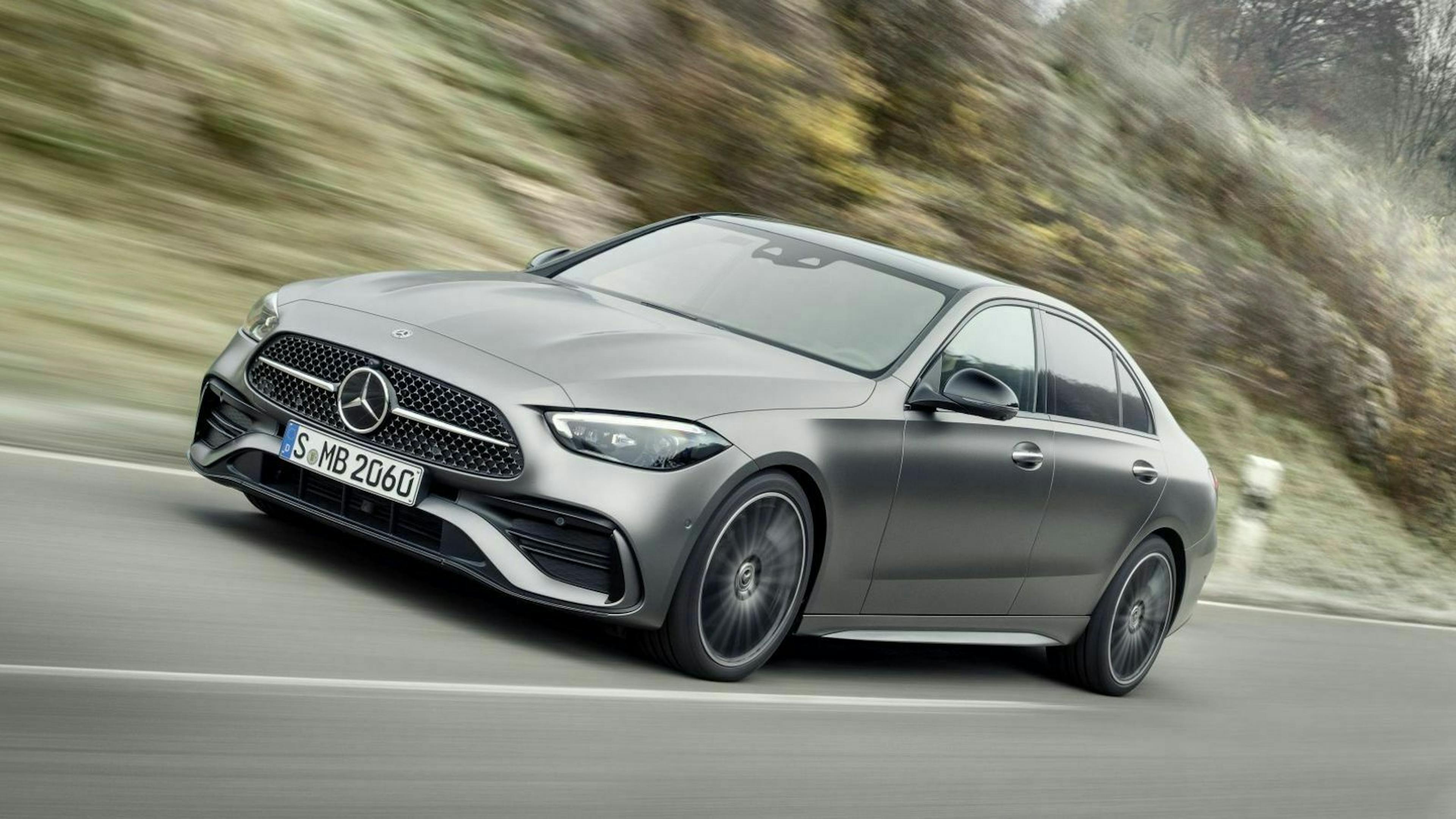 Mercedes C-Klasse 2021 Dreiviertel-Frontansicht