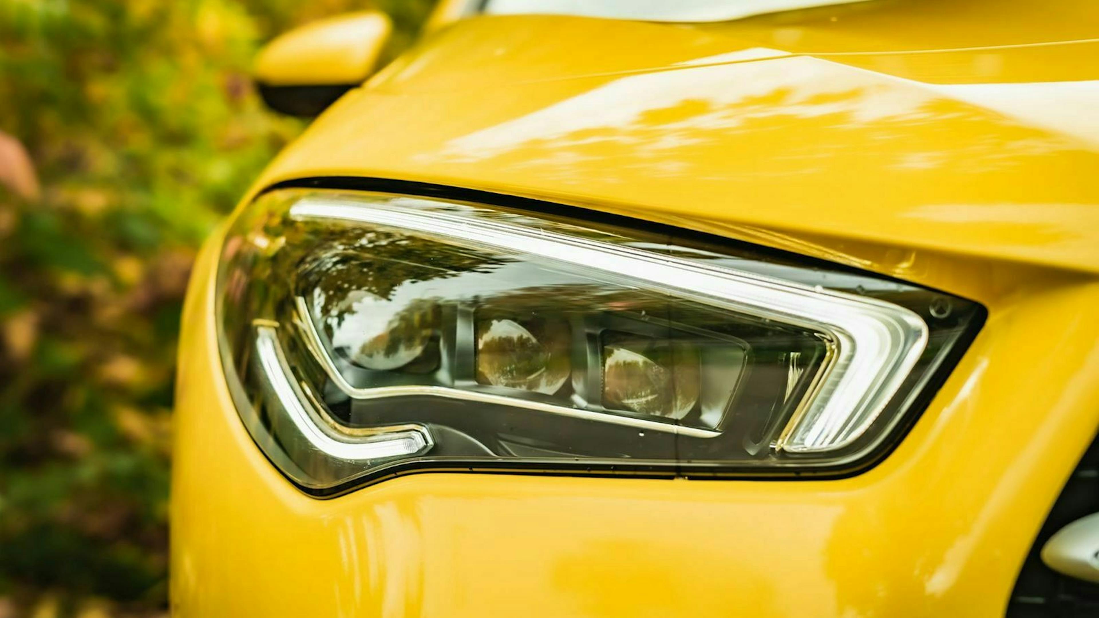 Mercedes-Benz CLA Shooting Brake Detailansicht Scheinwerfer