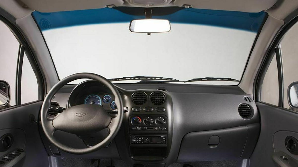 Der Innenraum des Daewoo Matiz 