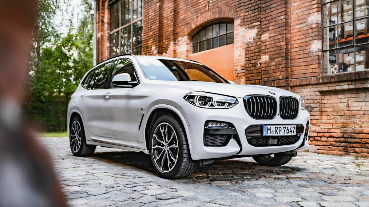 BMW X3 30d Dreiviertel-Frontansicht