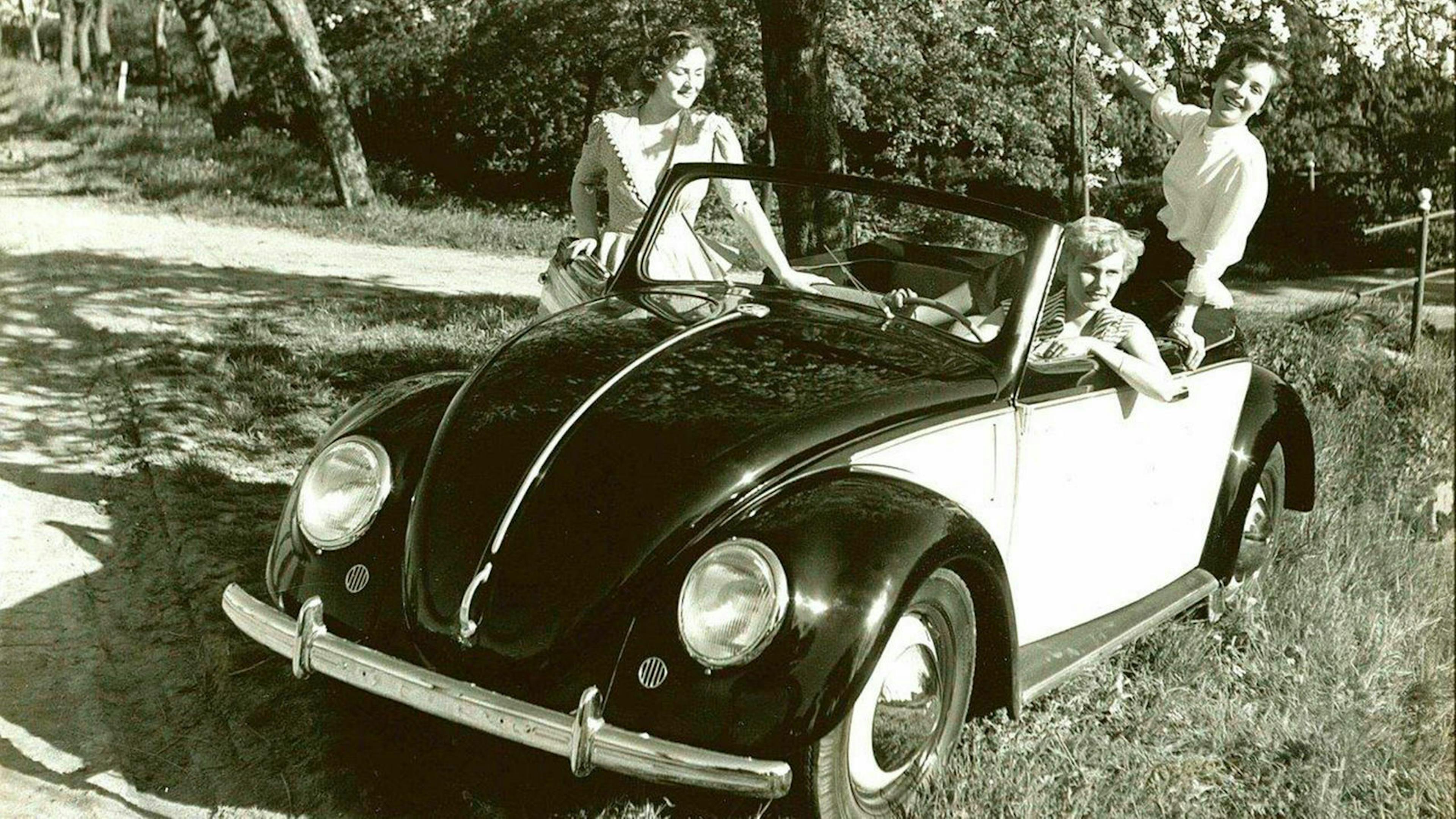 Das VW Käfer in Frontansicht
