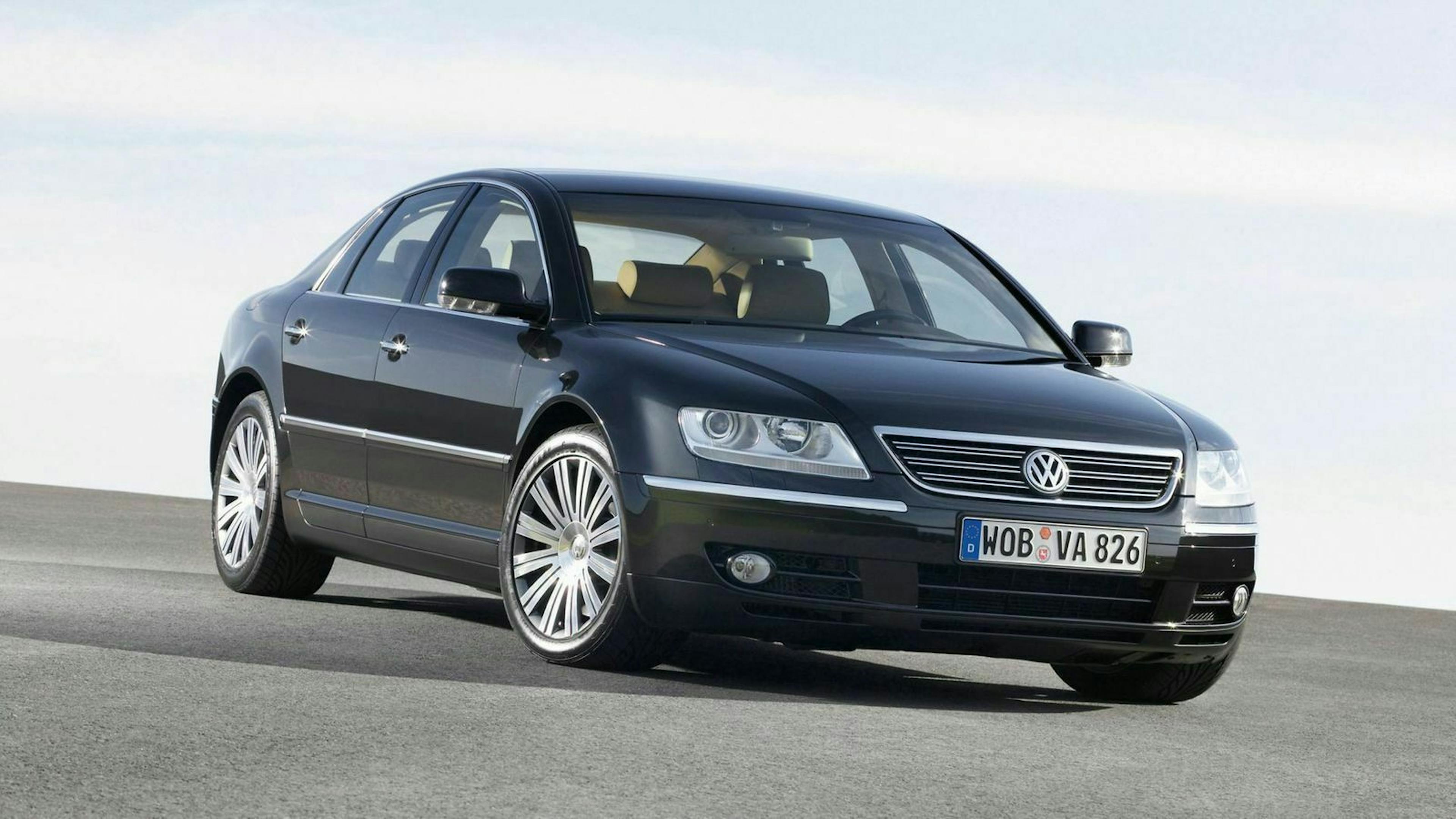 Der VW Phaeton in Frontansicht
