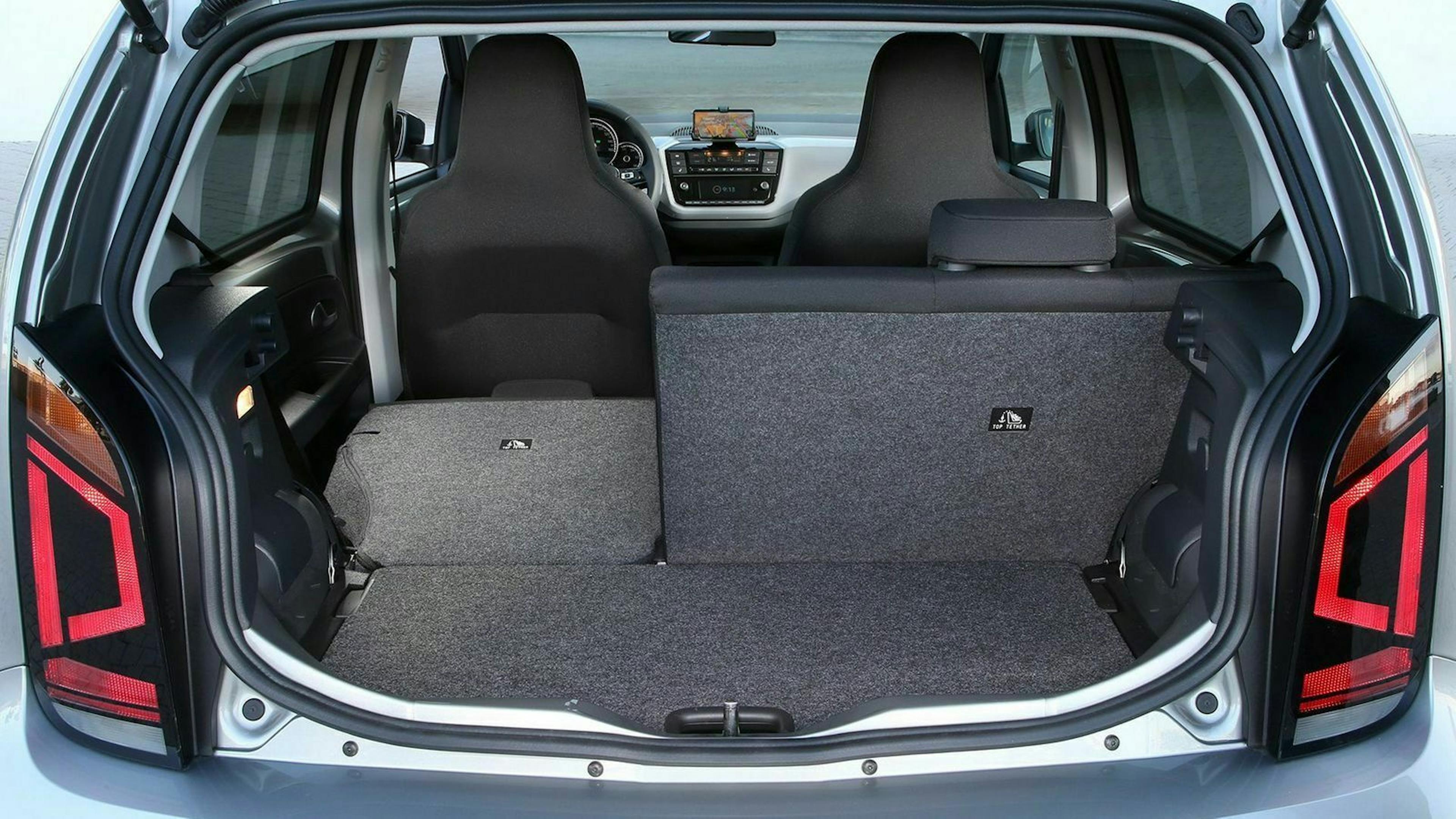 Der Kofferraum des VW e-Up