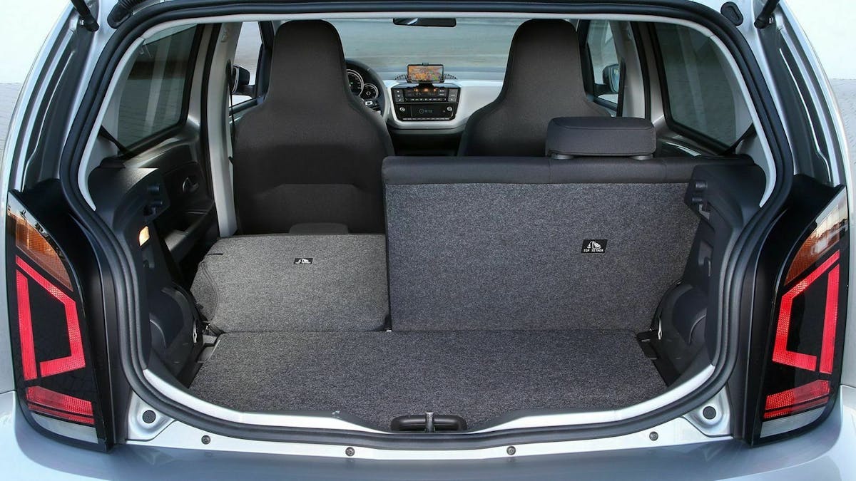 Der Kofferraum des VW e-Up