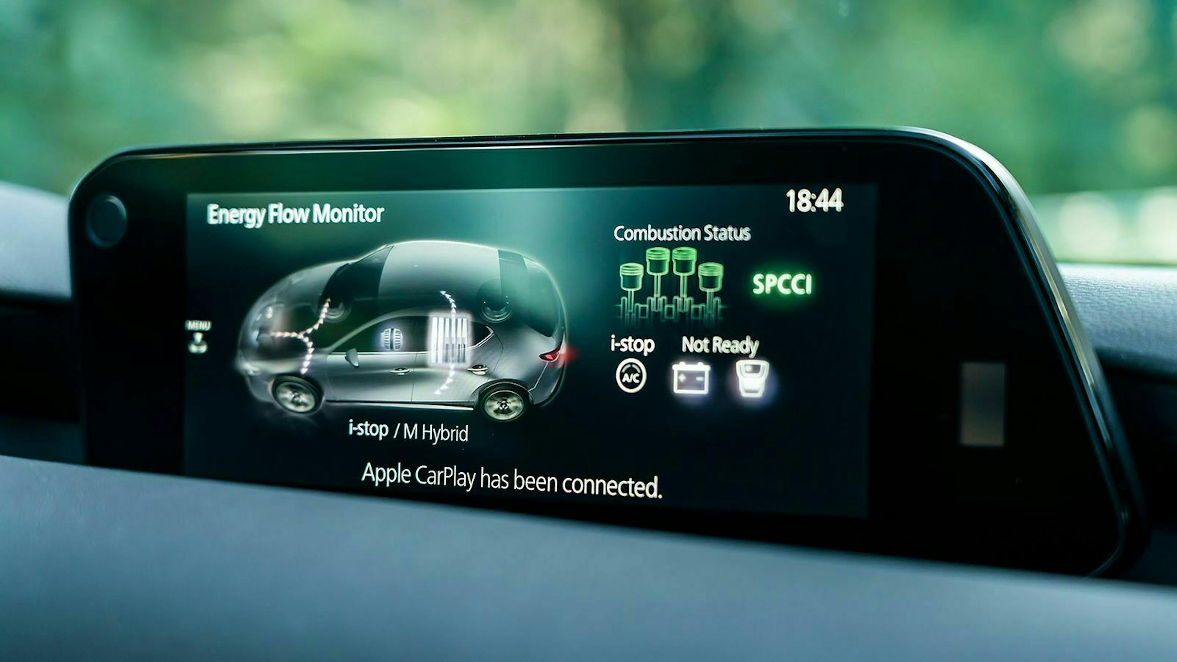 Das Infotainment hat Mazda verfeinert