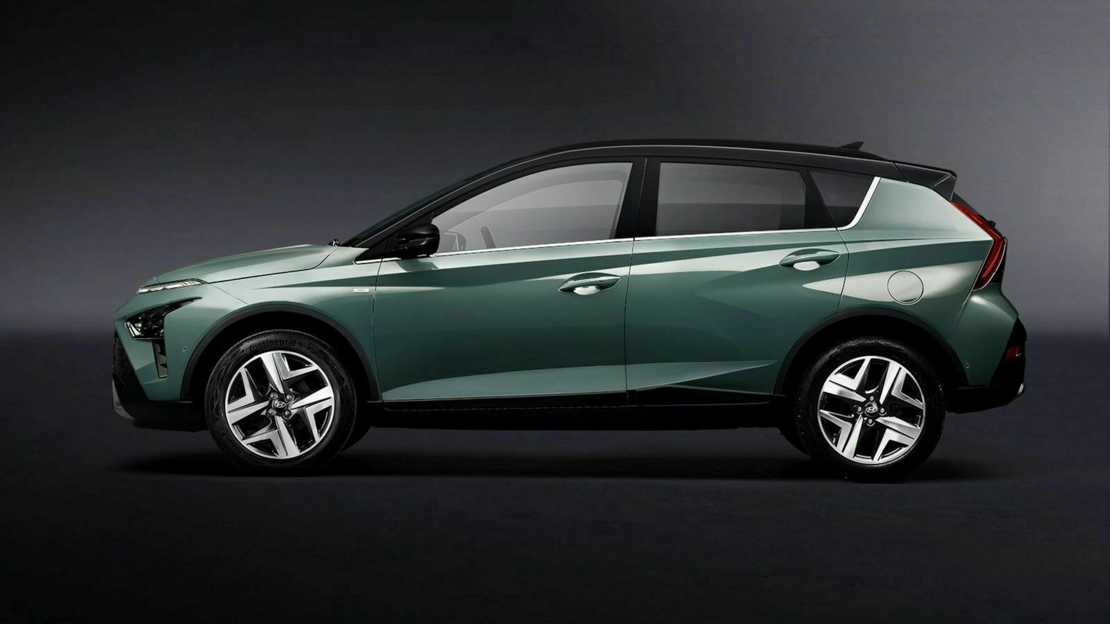 hyundai bayon (2021) in Seitenansicht