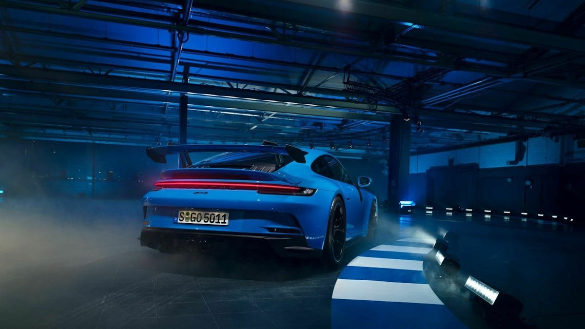 Porsche 911 (992) GT3 Heckansicht