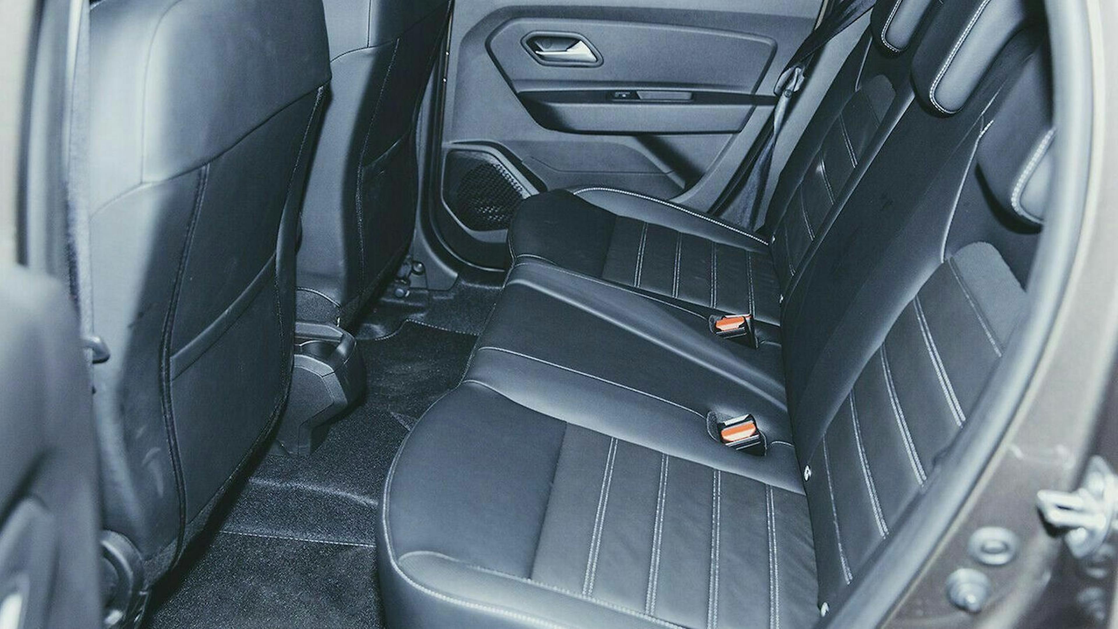 Blick auf die Rückbank des Duster II 