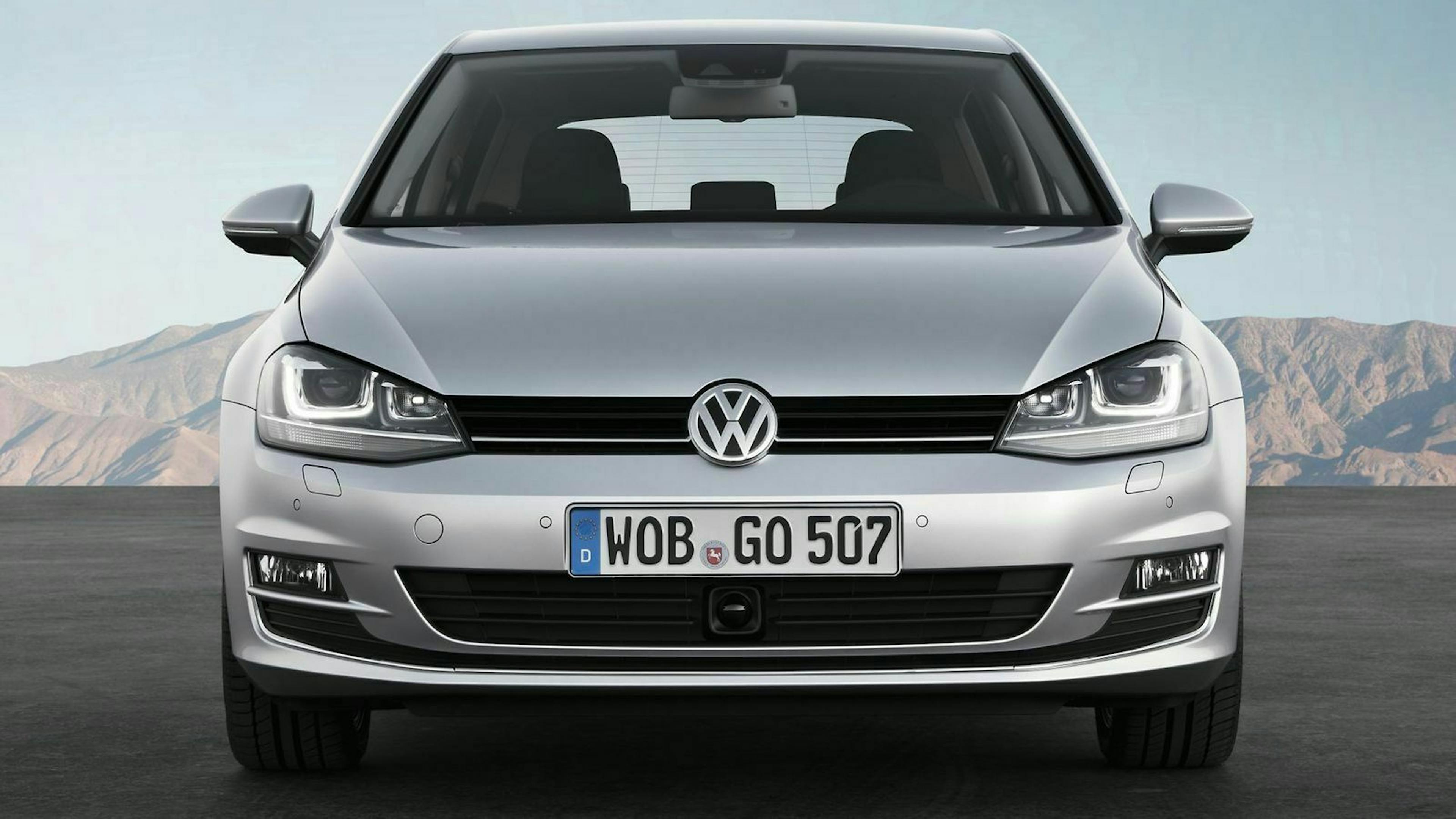 Zu sehen ist die Font des Golf 7