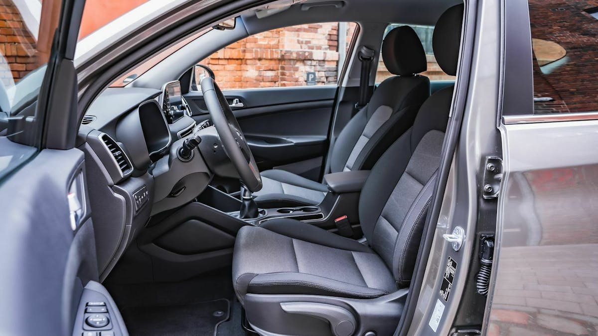 Hyundai Tucson Blick durch die Fahrertür