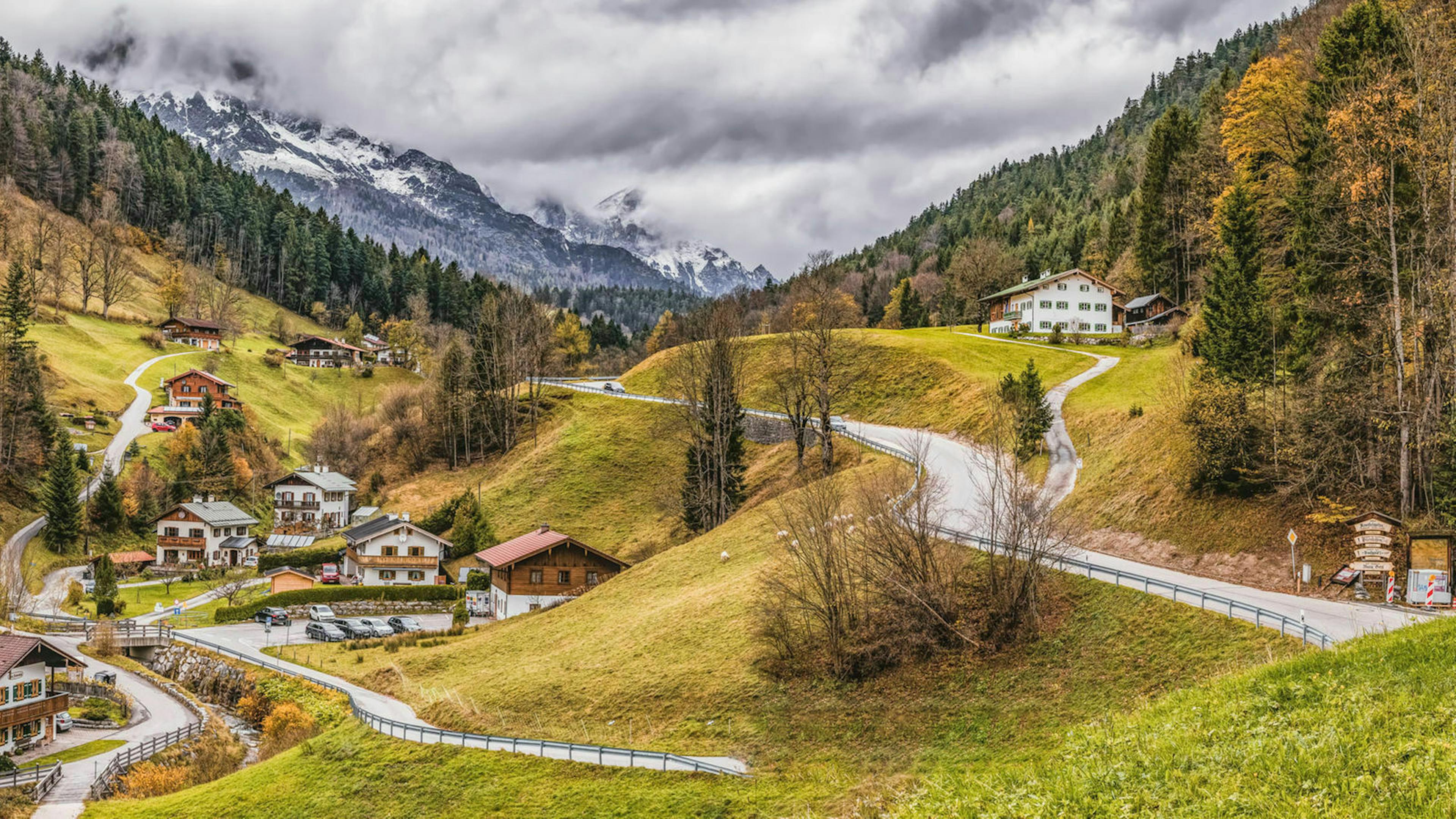 Ein kleines Tal im Berchtesgadener Land