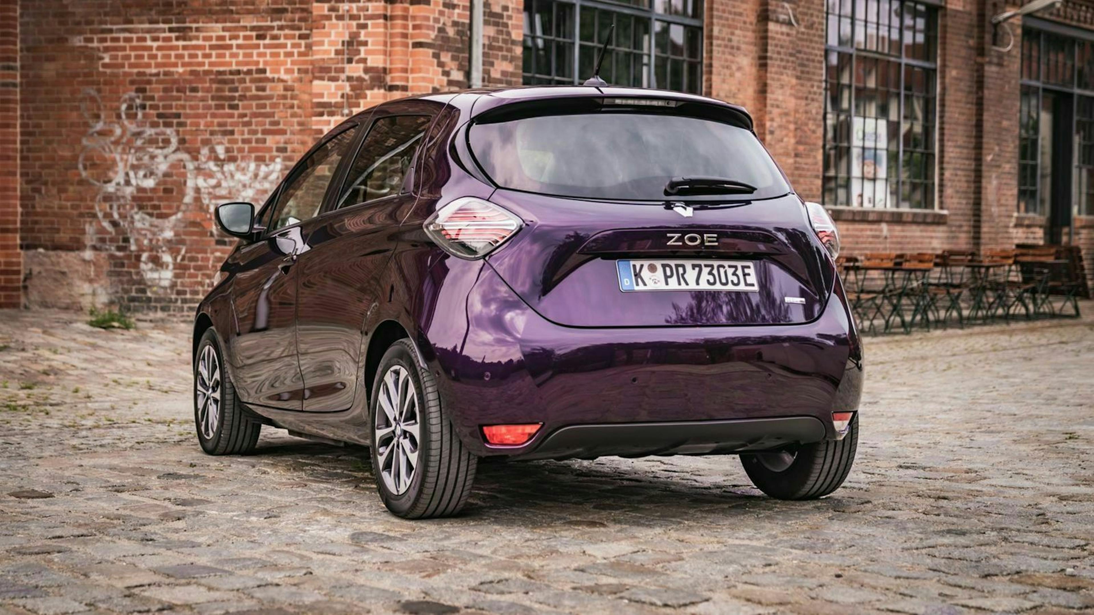 Der Renault Zoe (2019) in Heckansicht
