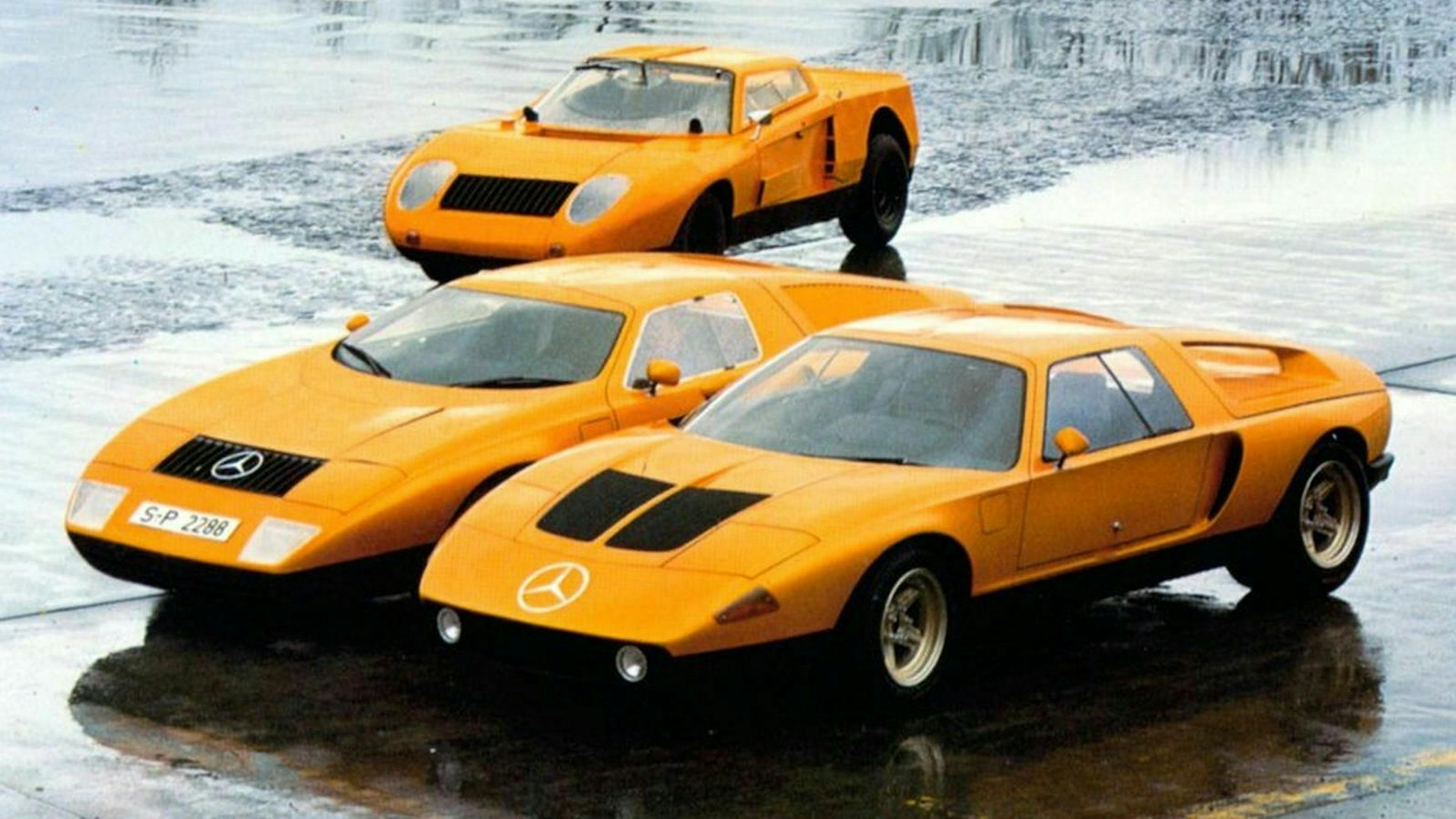 Zu sehen ist der Mercedes C111 