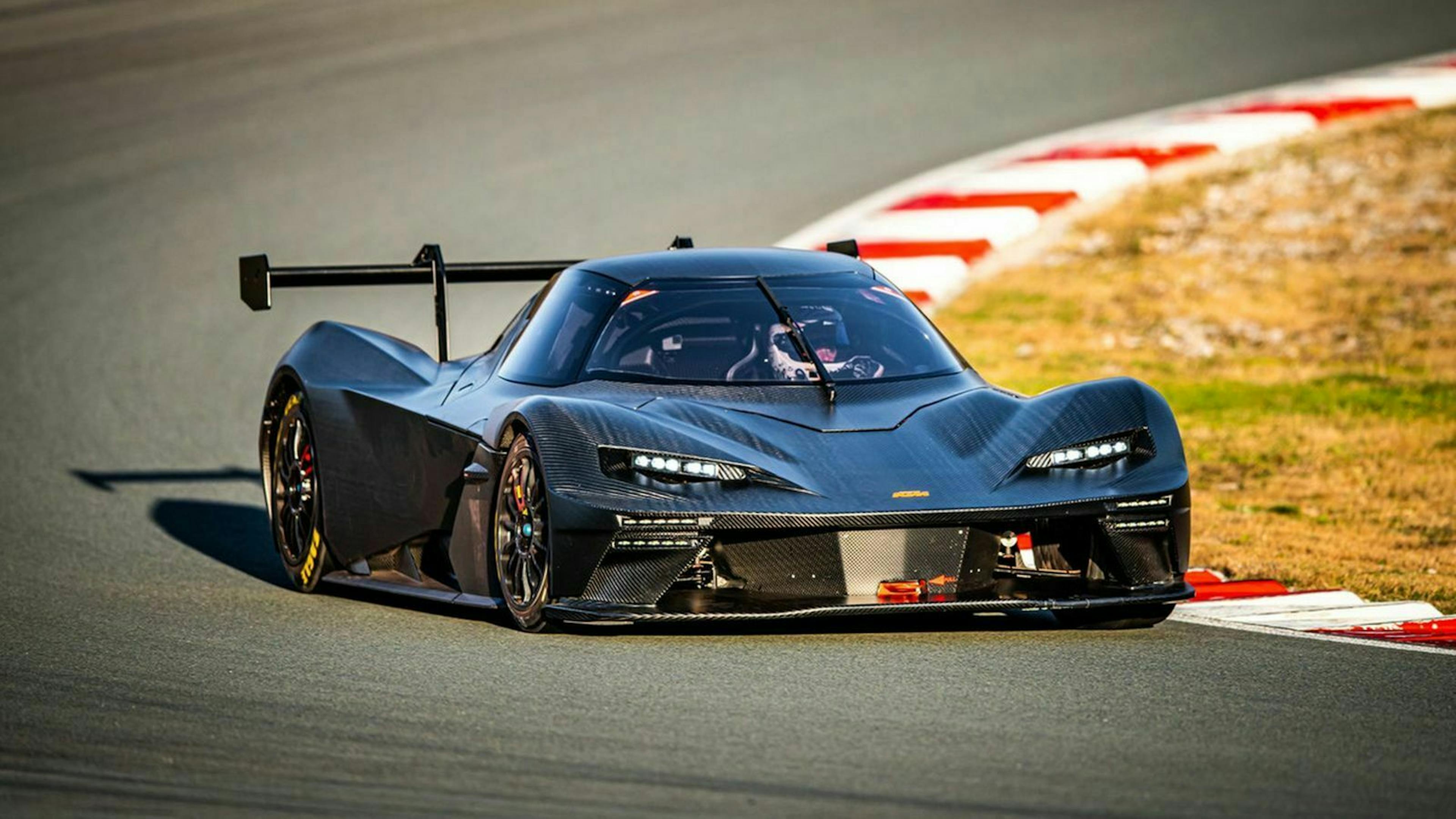 KTM X-Bow (seit 2008) in seitlicher Frontansicht