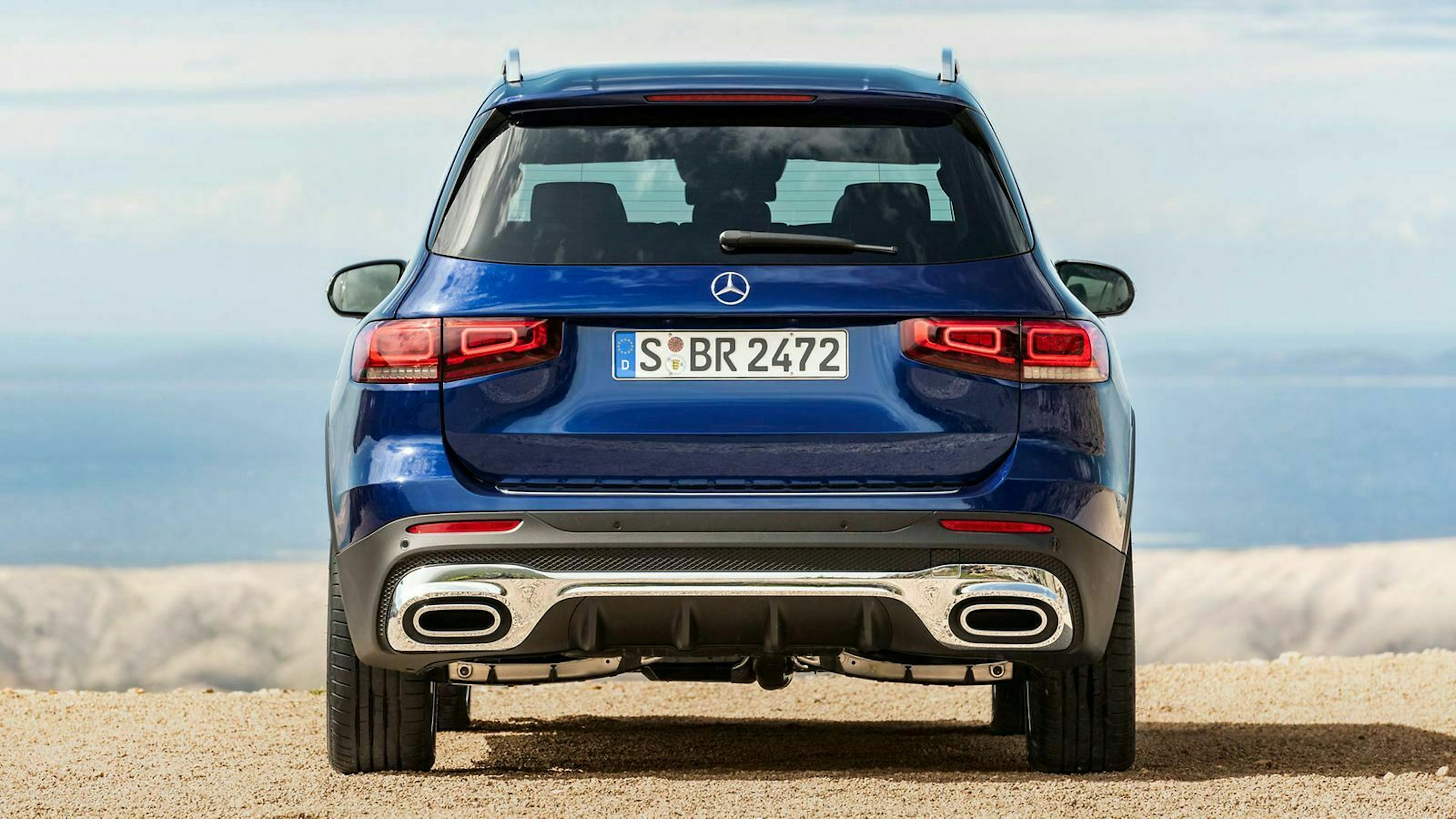 Der optische Unterfahrschutz und die Dachreling verleihen dem GLB die typischen SUV-Vibes