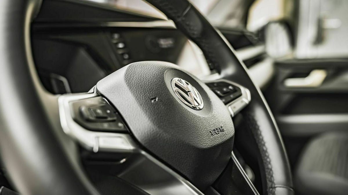 VW T6.1 Detailansicht Lenkrad