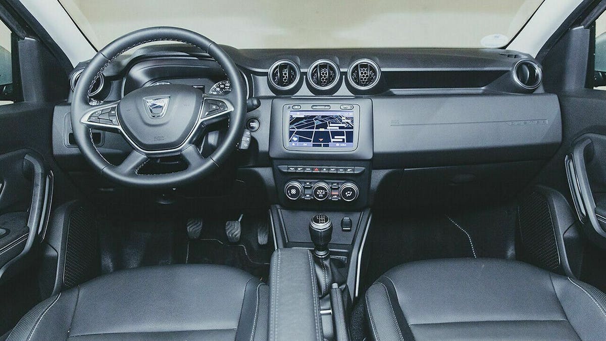 Blick in den Innenraum des Dacia Duster 