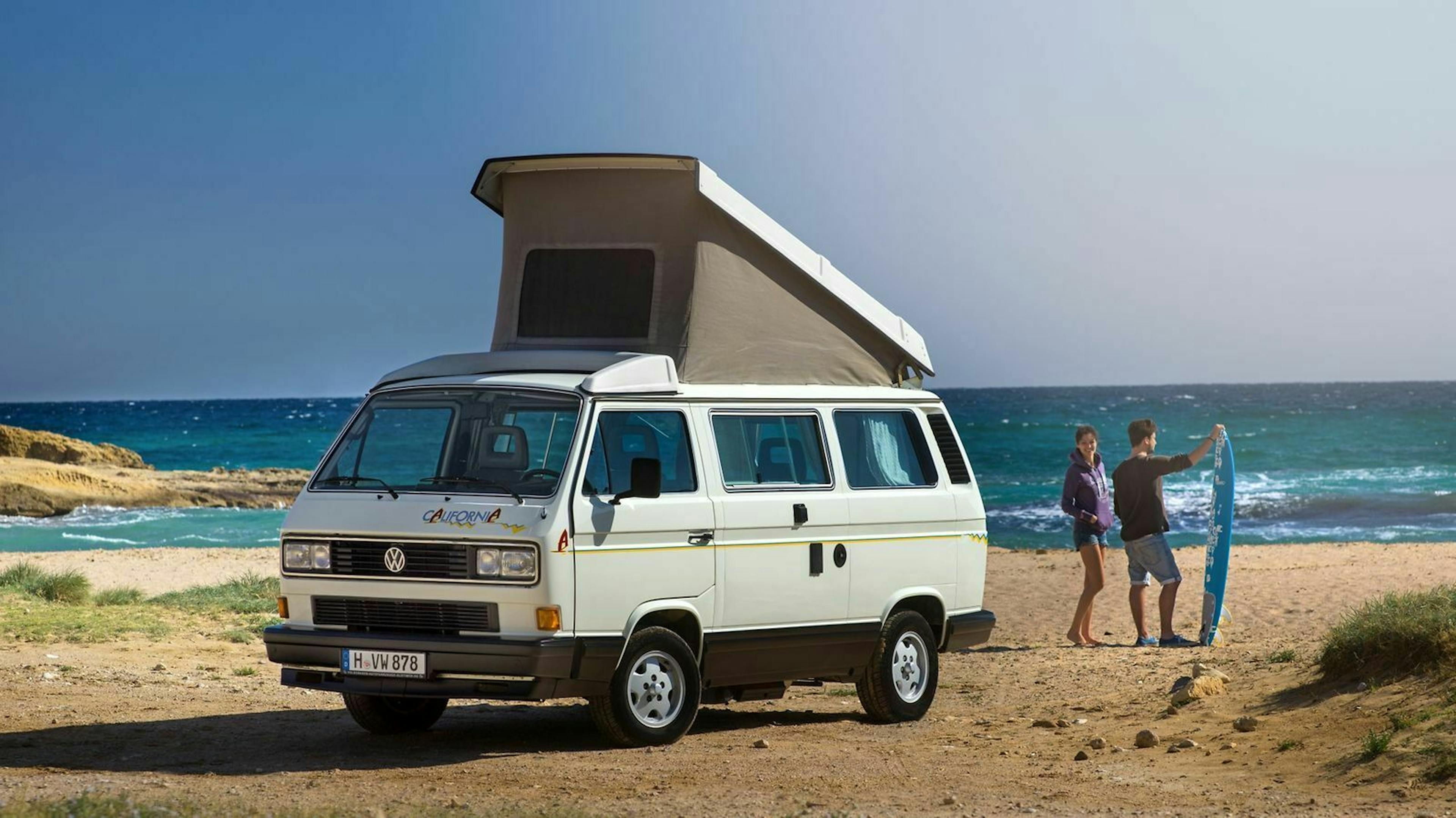 VW T3 California dreiviertel-frontansicht