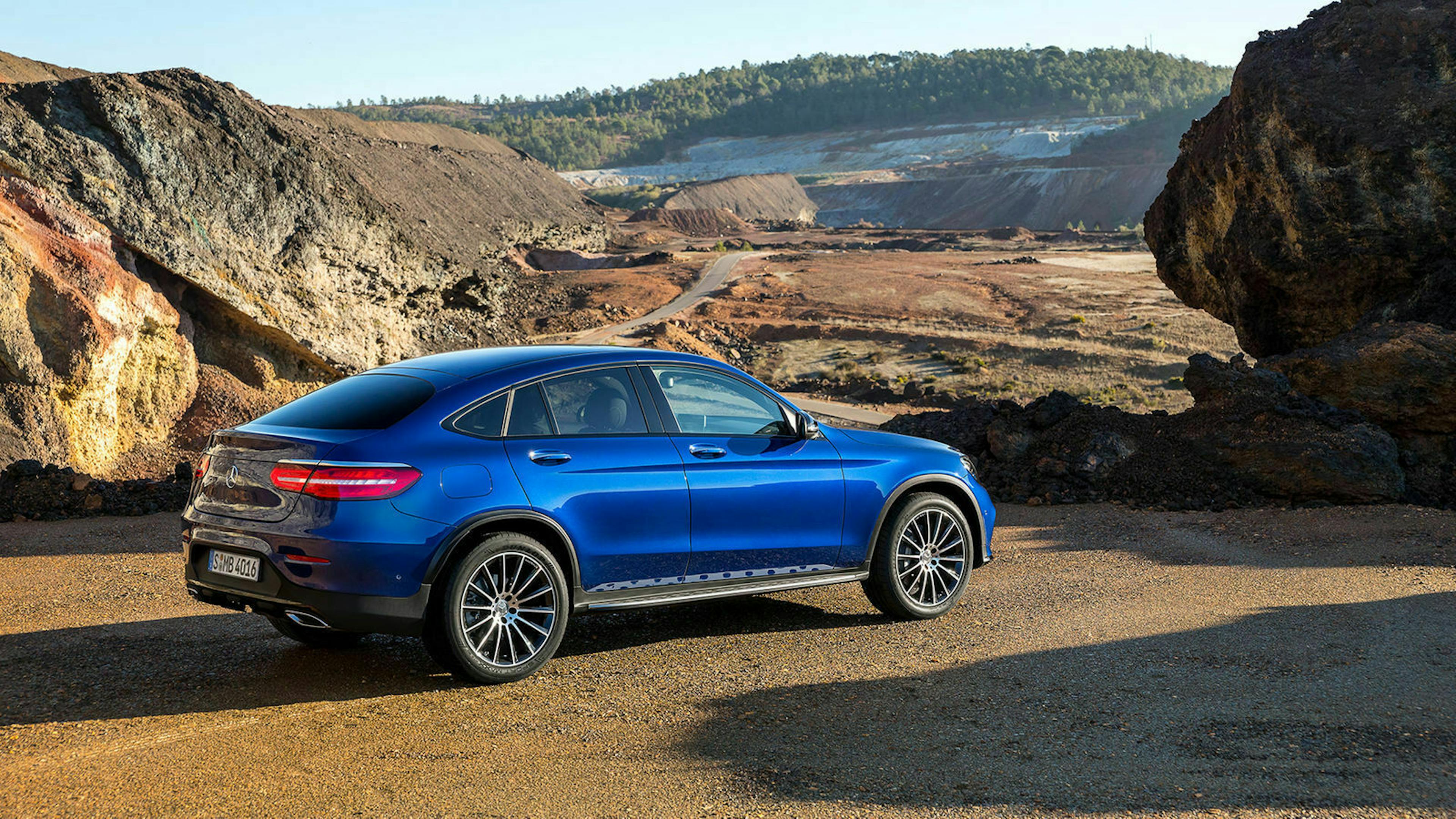 Mercedes GLC Coupe Vor-Facelift Seitenansicht